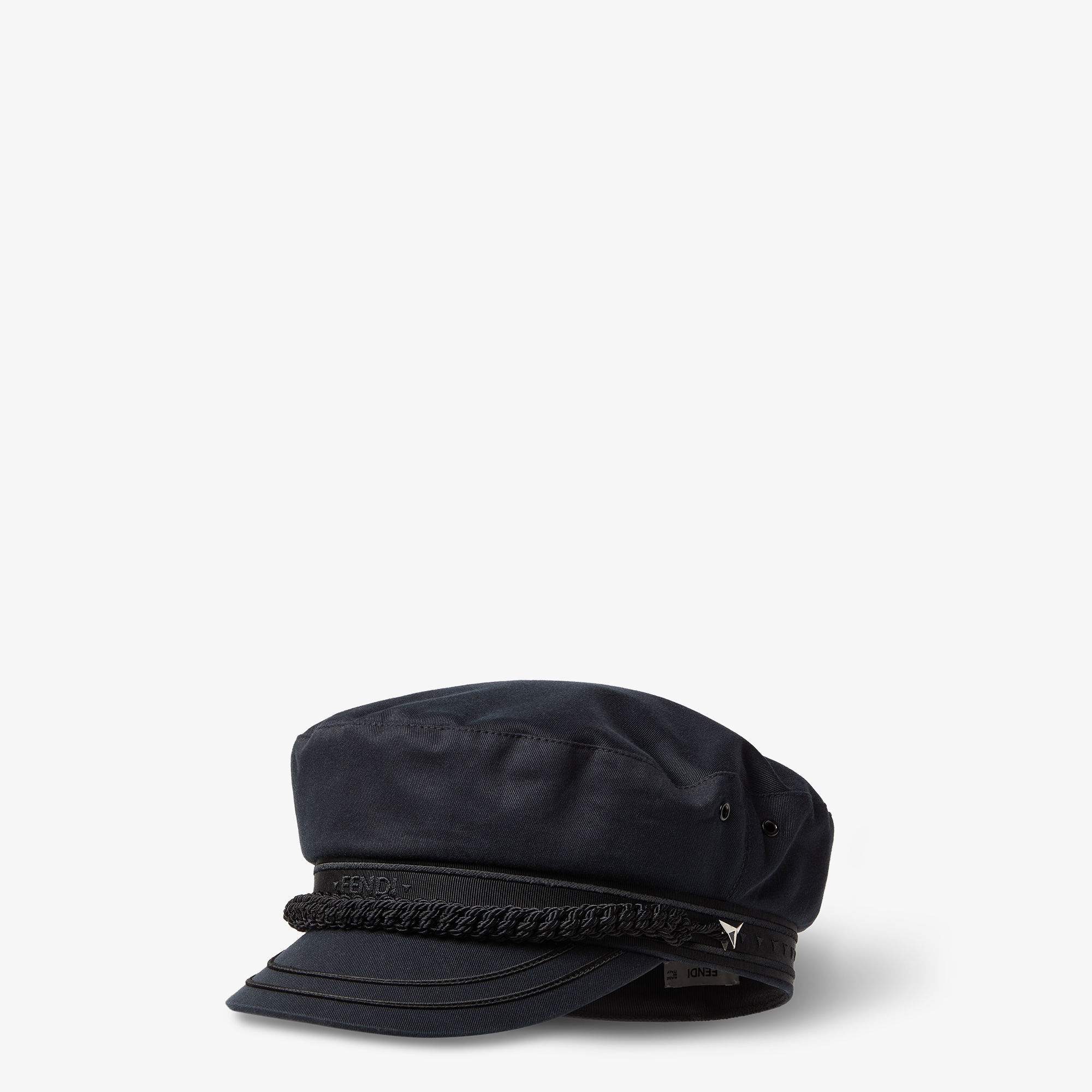 専用 Fendi ブラックファー付きニット帽 Hat - Black | FENDI International