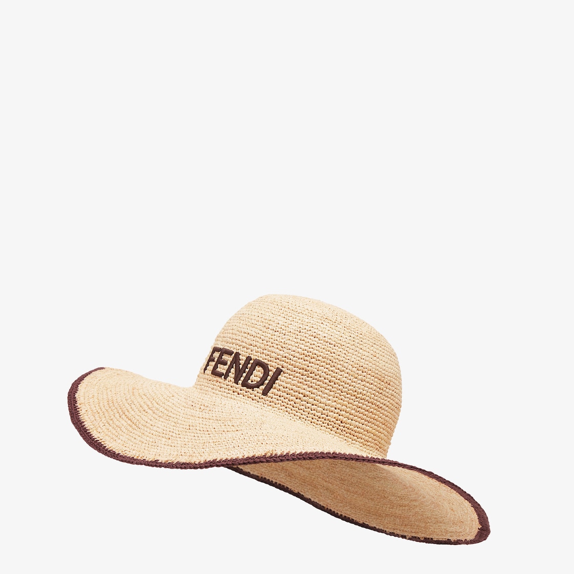 Hat Beige raffia hat Fendi