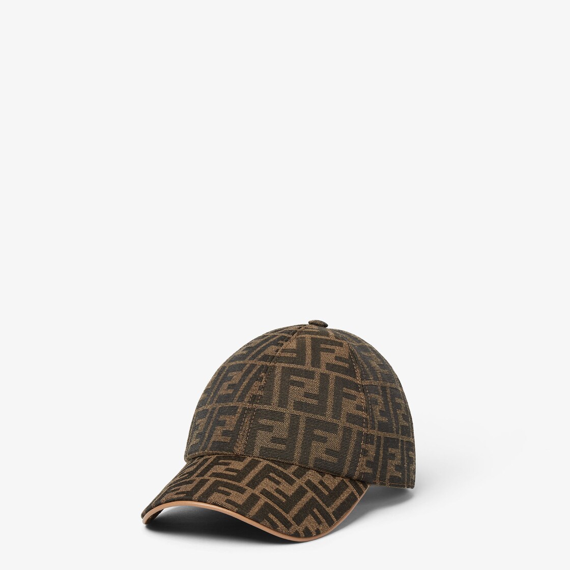 HatBrown FF jacquard baseball cap