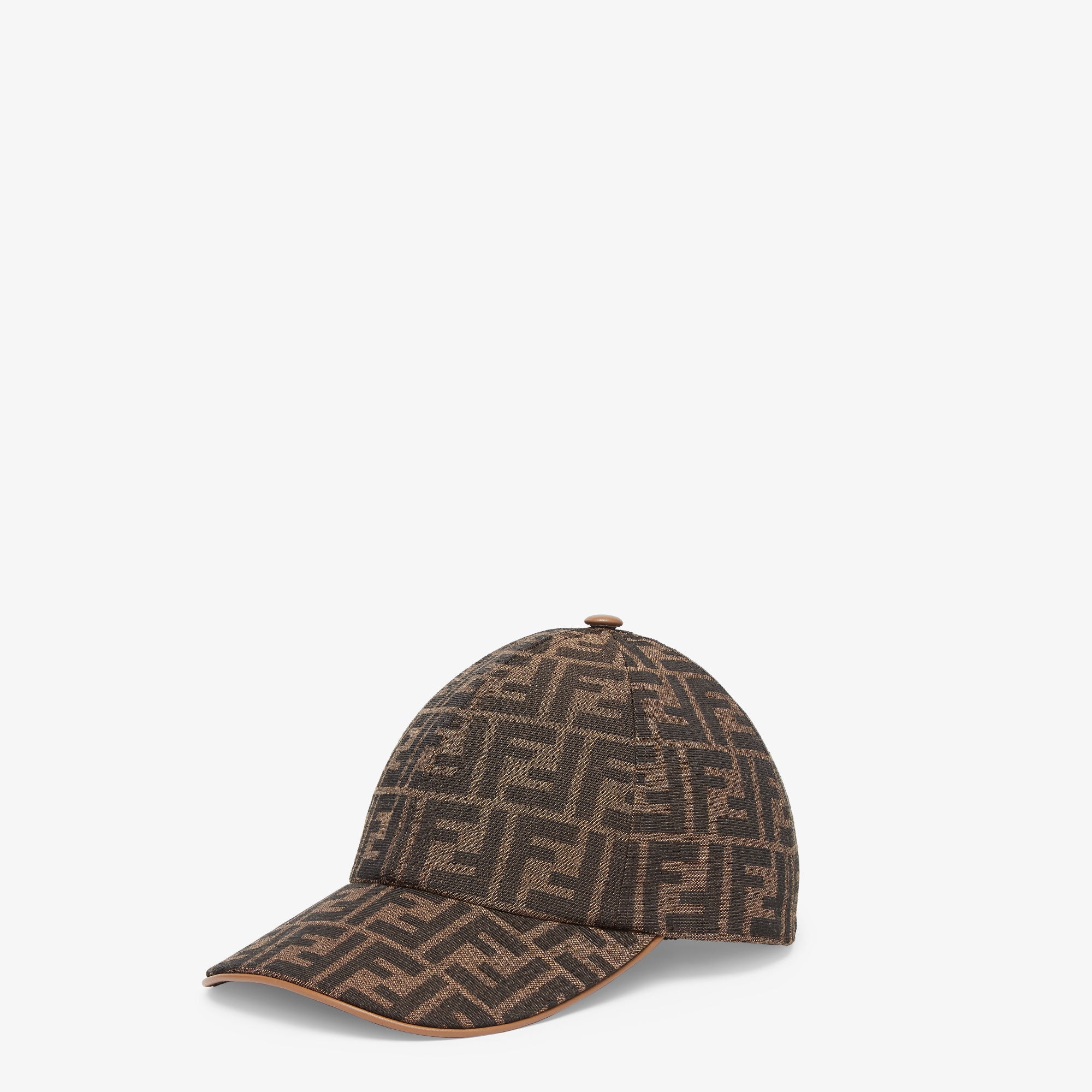 HatBrown FF jacquard baseball cap