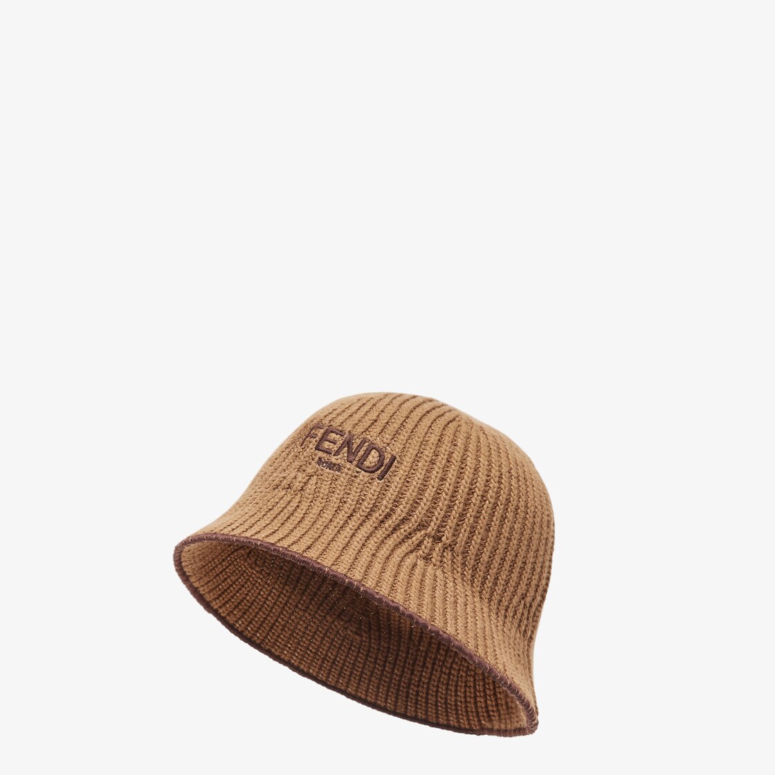 Fendi Fendirama Zucca FF Cap - Brown Hats, Accessories - FEN105753