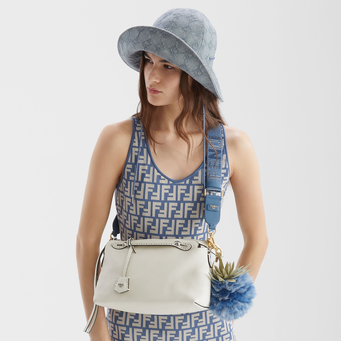 ハット コットン ブルー | Fendi ハット コットン ブルー | Fendi