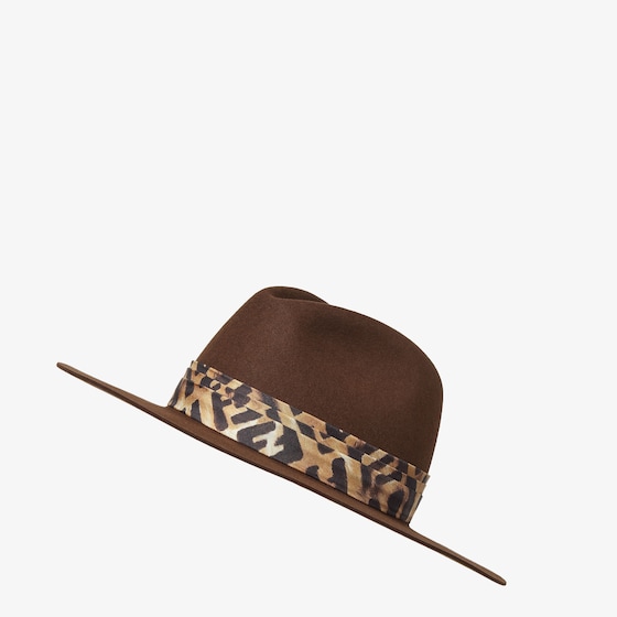 Fendi Hat In Brown