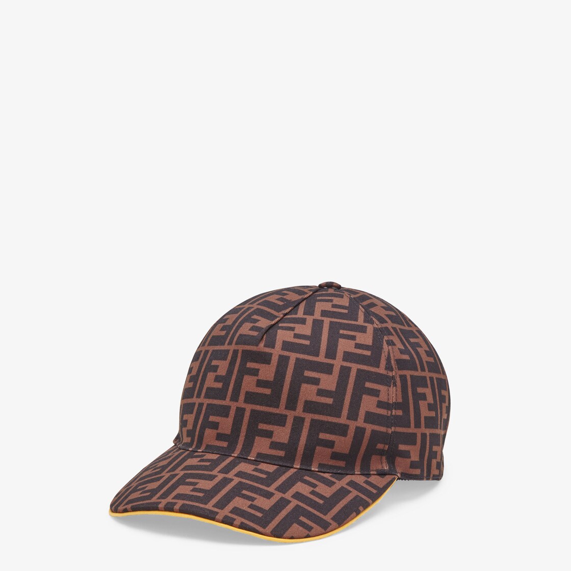 Hat - Brown fabric baseball cap | Fendi