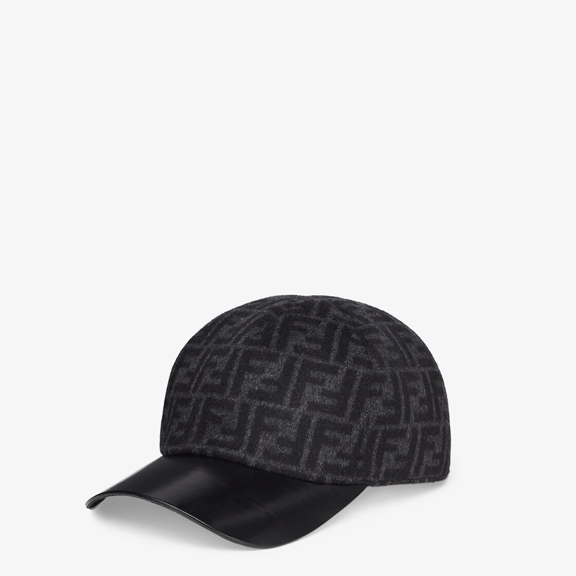 Hat - Grey wool baseball cap | Fendi