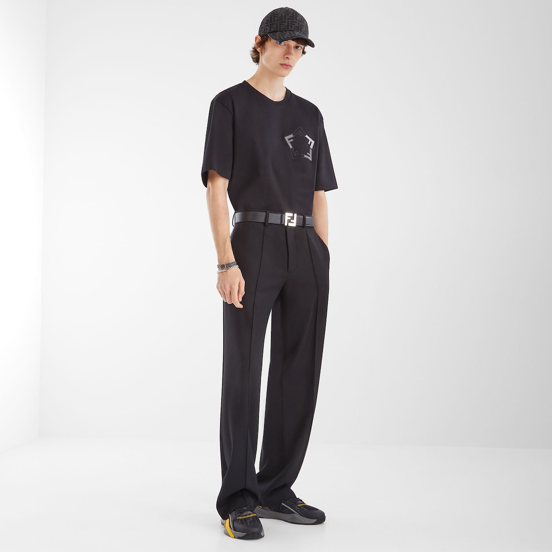 ハット ファブリック ブラック | Fendi ハット ファブリック ブラック | Fendi