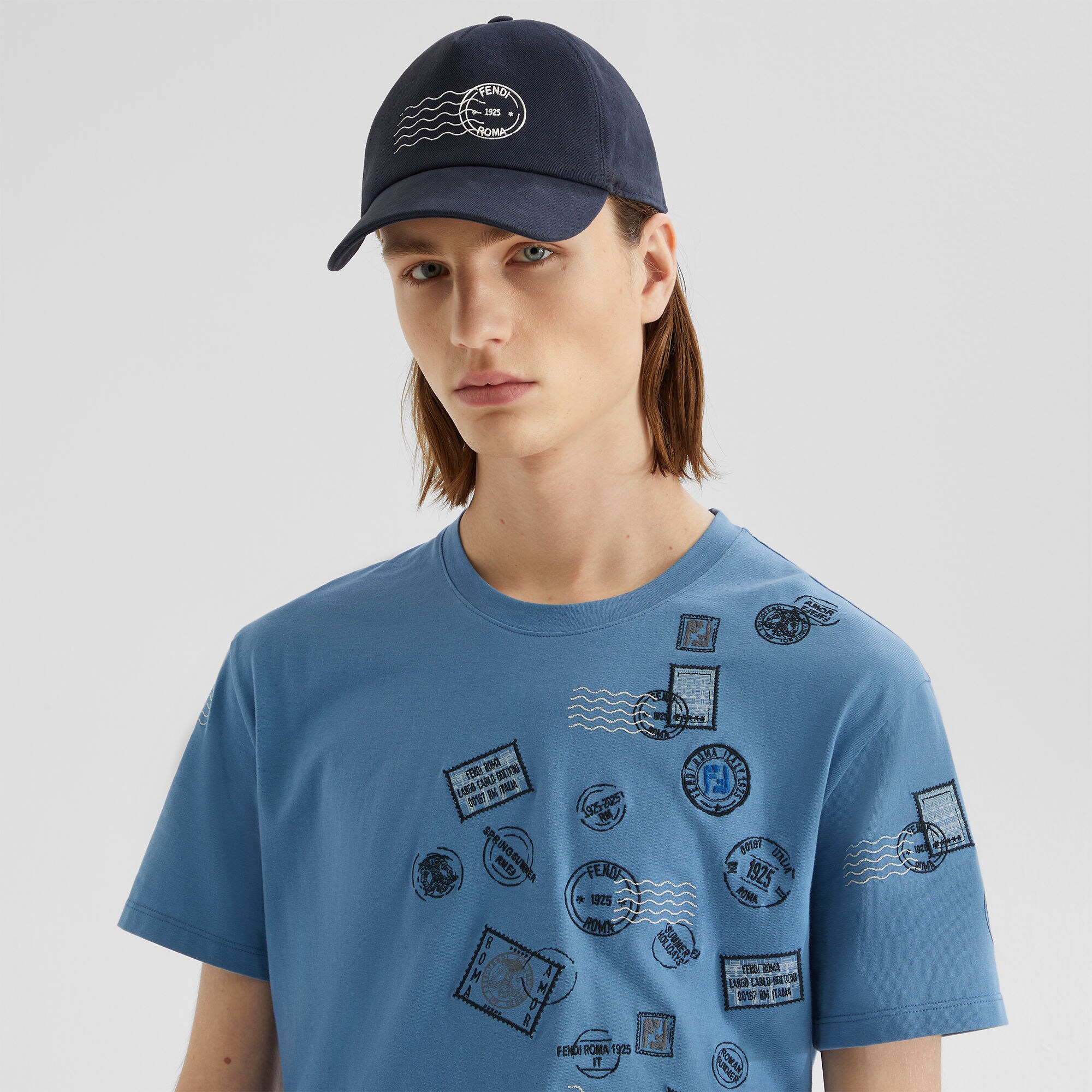 Hat Cotton Blue | Fendi