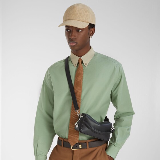 Fendi Baseball cap with semi-stiff peak made entirely in FF | Thumbnail 3