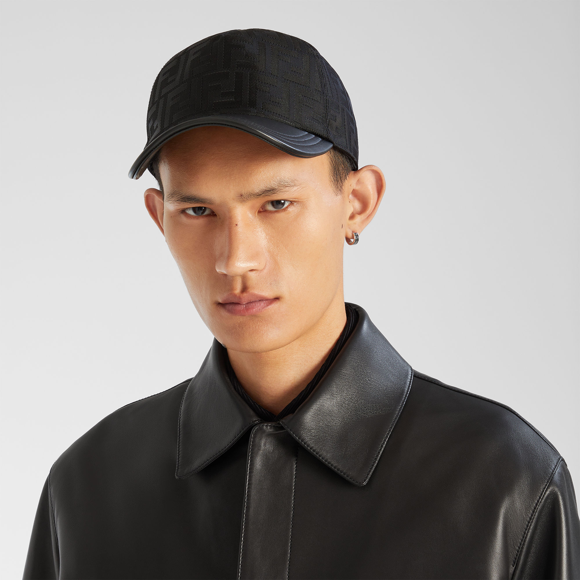 Hat Technical fabric Black | Fendi