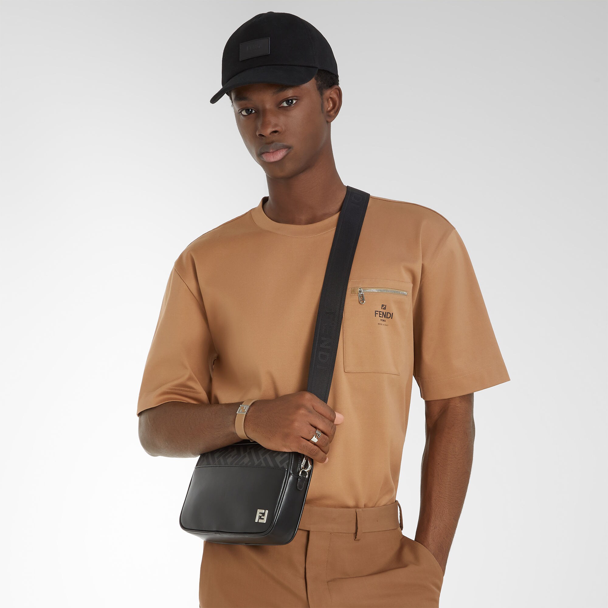 ハット コットン ブラック | Fendi