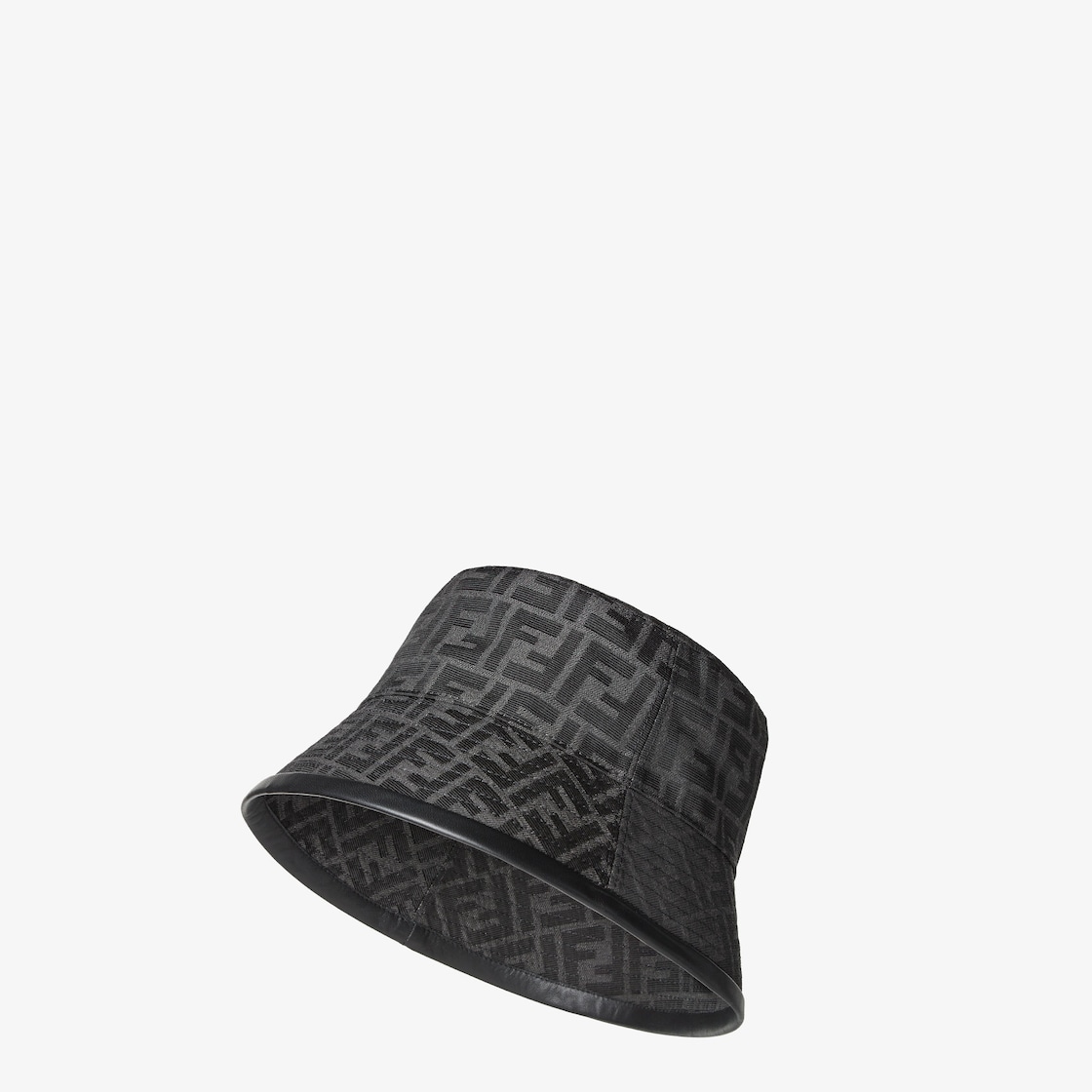 Hat - Black fabric bucket hat