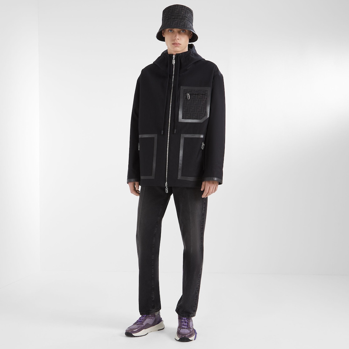 ハット ファブリック ブラック | Fendi ハット ファブリック ブラック | Fendi