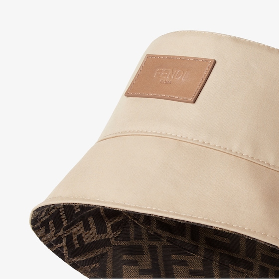 Fendi Bucket hat made of beige cotton | Thumbnail 2