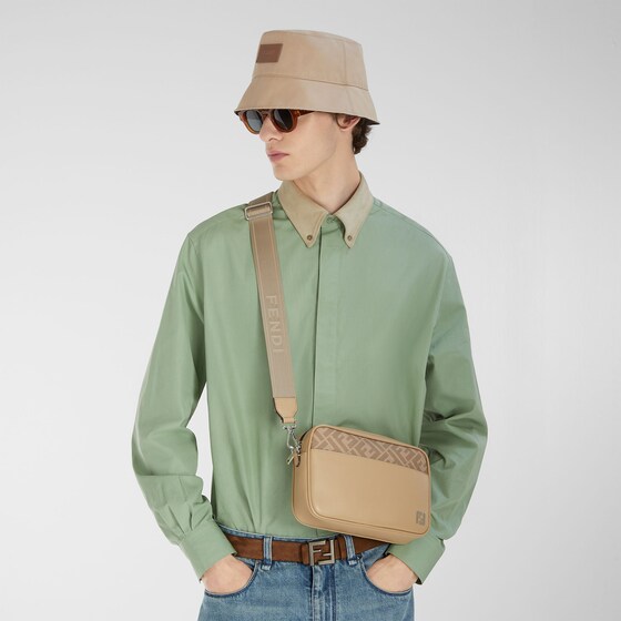 Fendi Bucket hat made of beige cotton | Thumbnail 4
