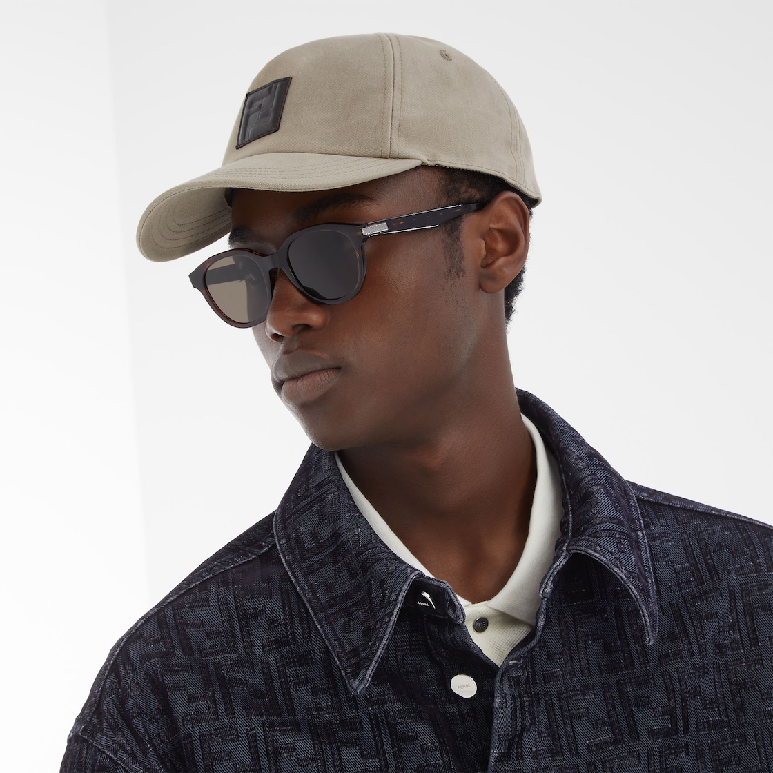 Hat Cotton Gray | Fendi Hat Cotton Gray | Fendi