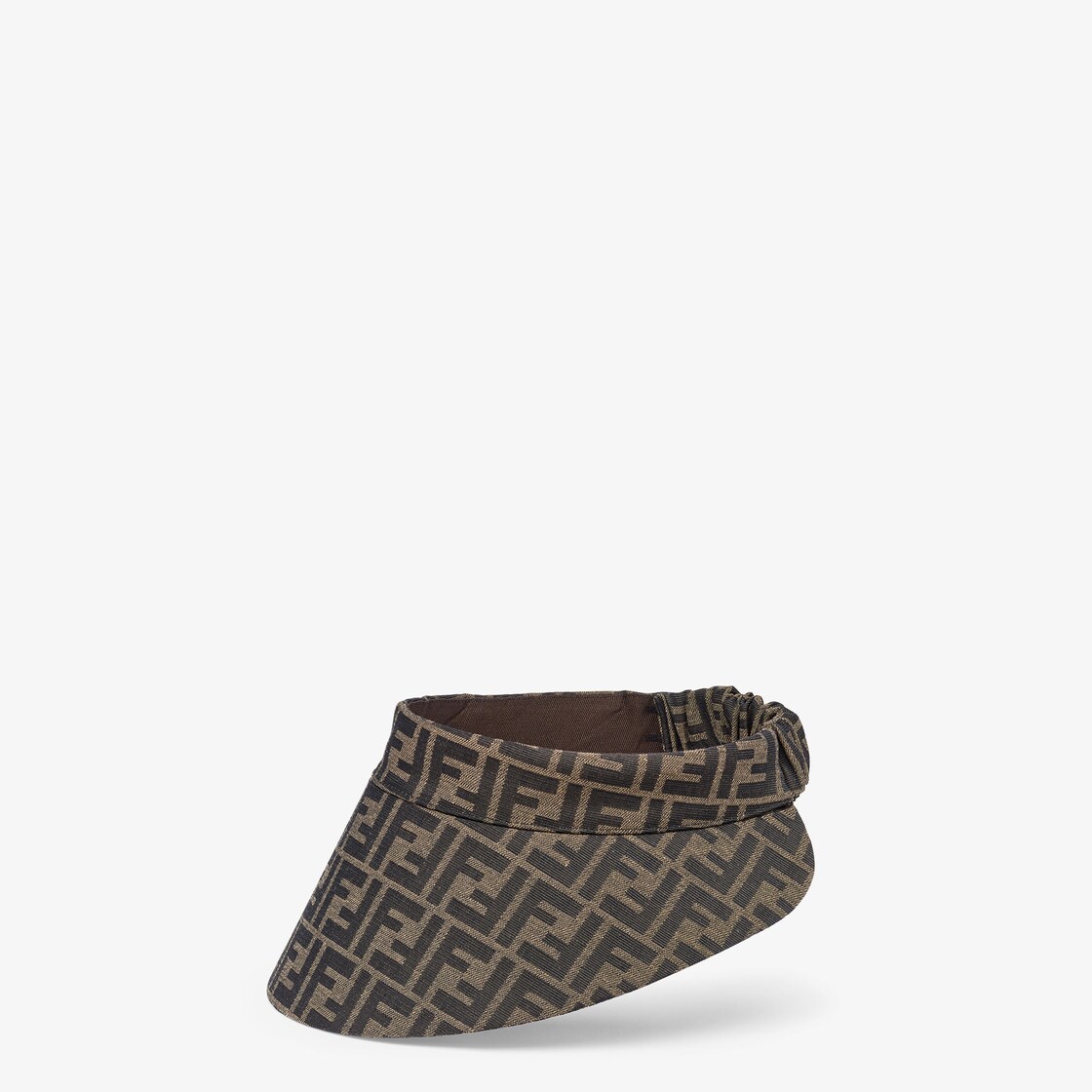 Visor - Brown canvas visor | Fendi