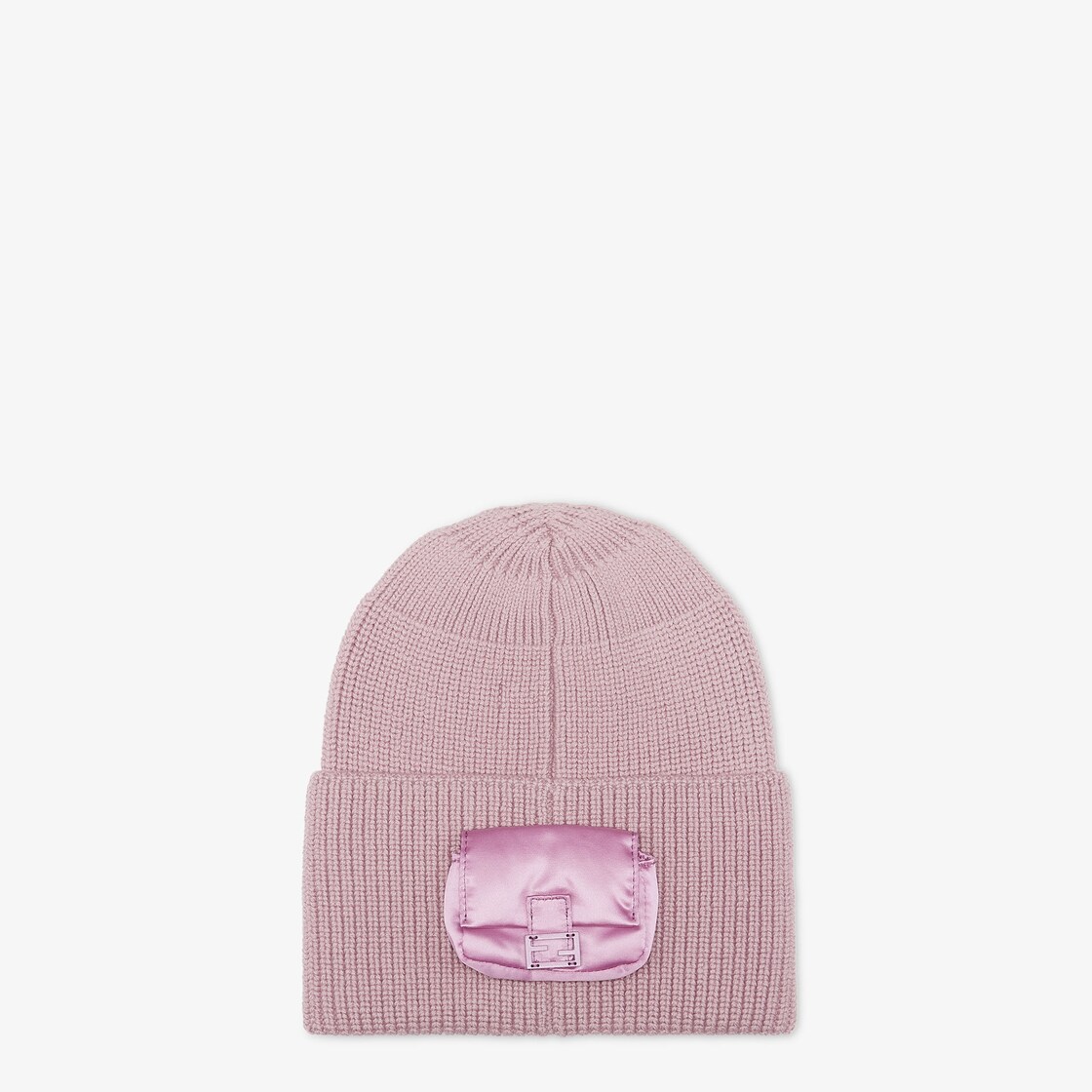 无檐便帽 紫红色羊毛帽 Fendi