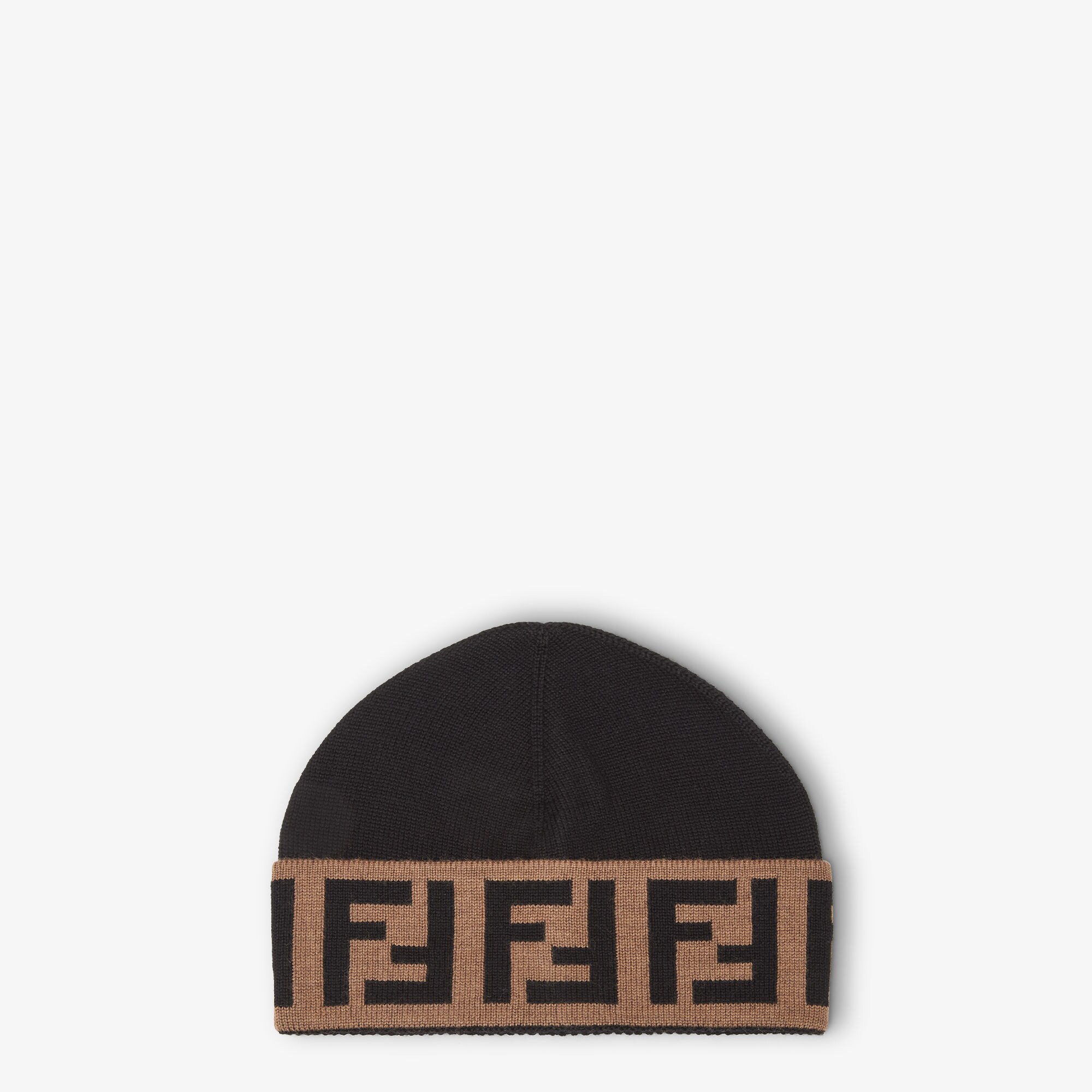 Beanie Wool Black Fendi