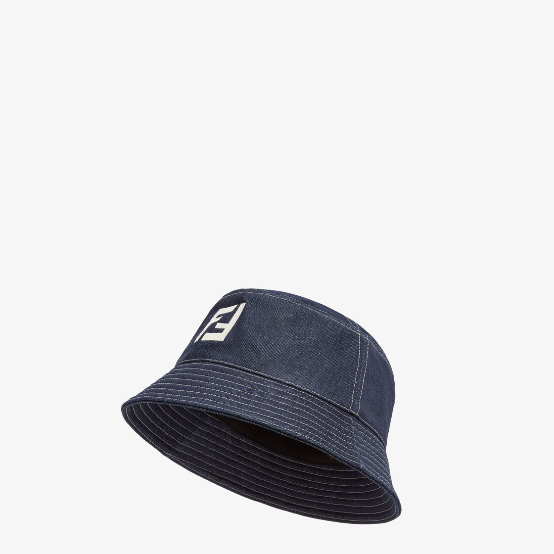 Hat - Blue denim bucket hat | Fendi