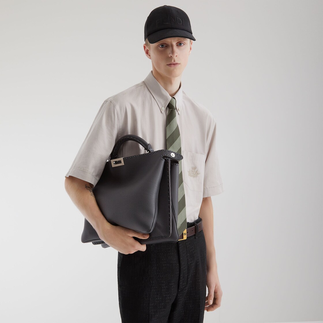 ハット コットン ブラック | Fendi ハット コットン ブラック | Fendi