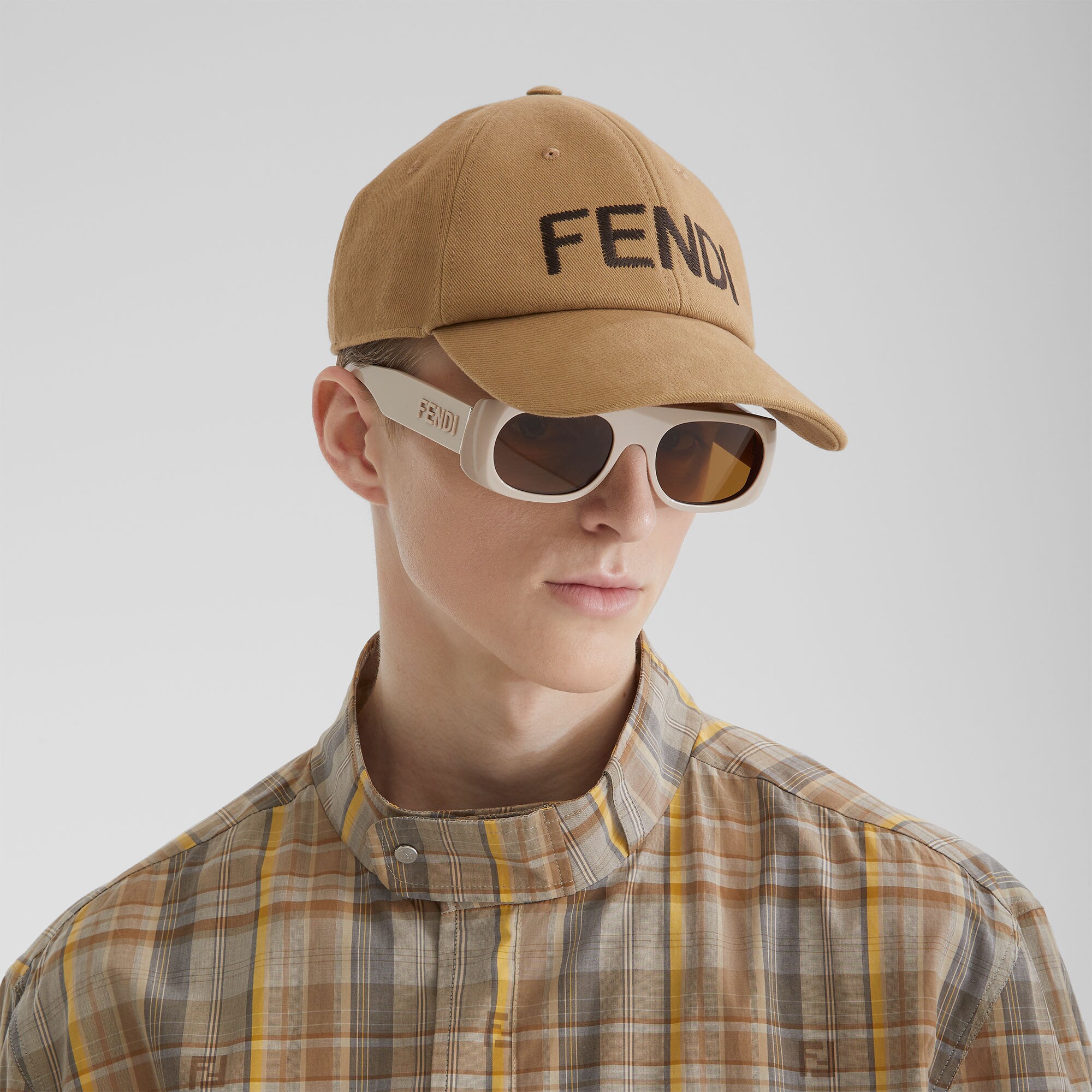 Hat Cotton Beige | Fendi