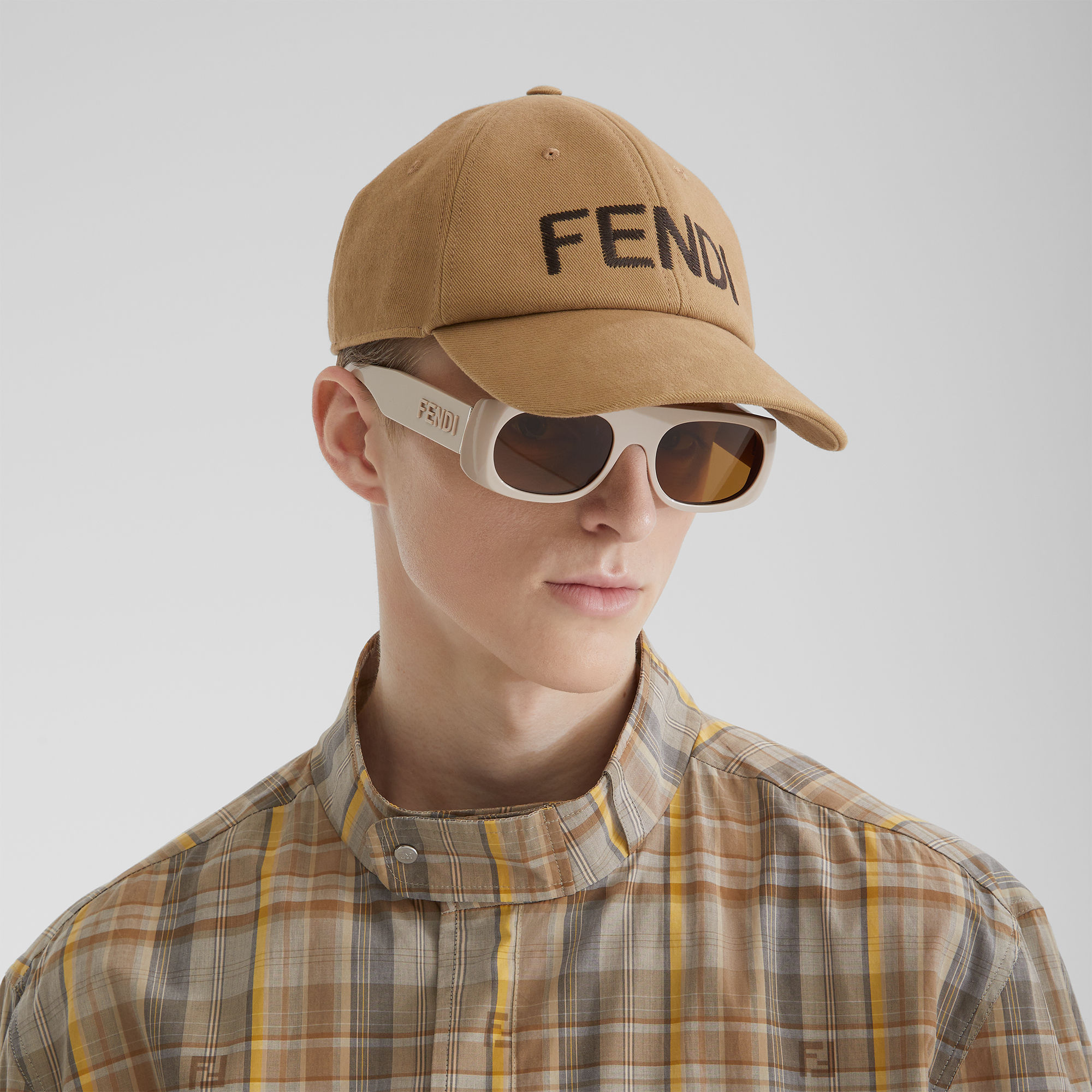 ハット コットン ベージュ | Fendi ハット コットン ベージュ | Fendi
