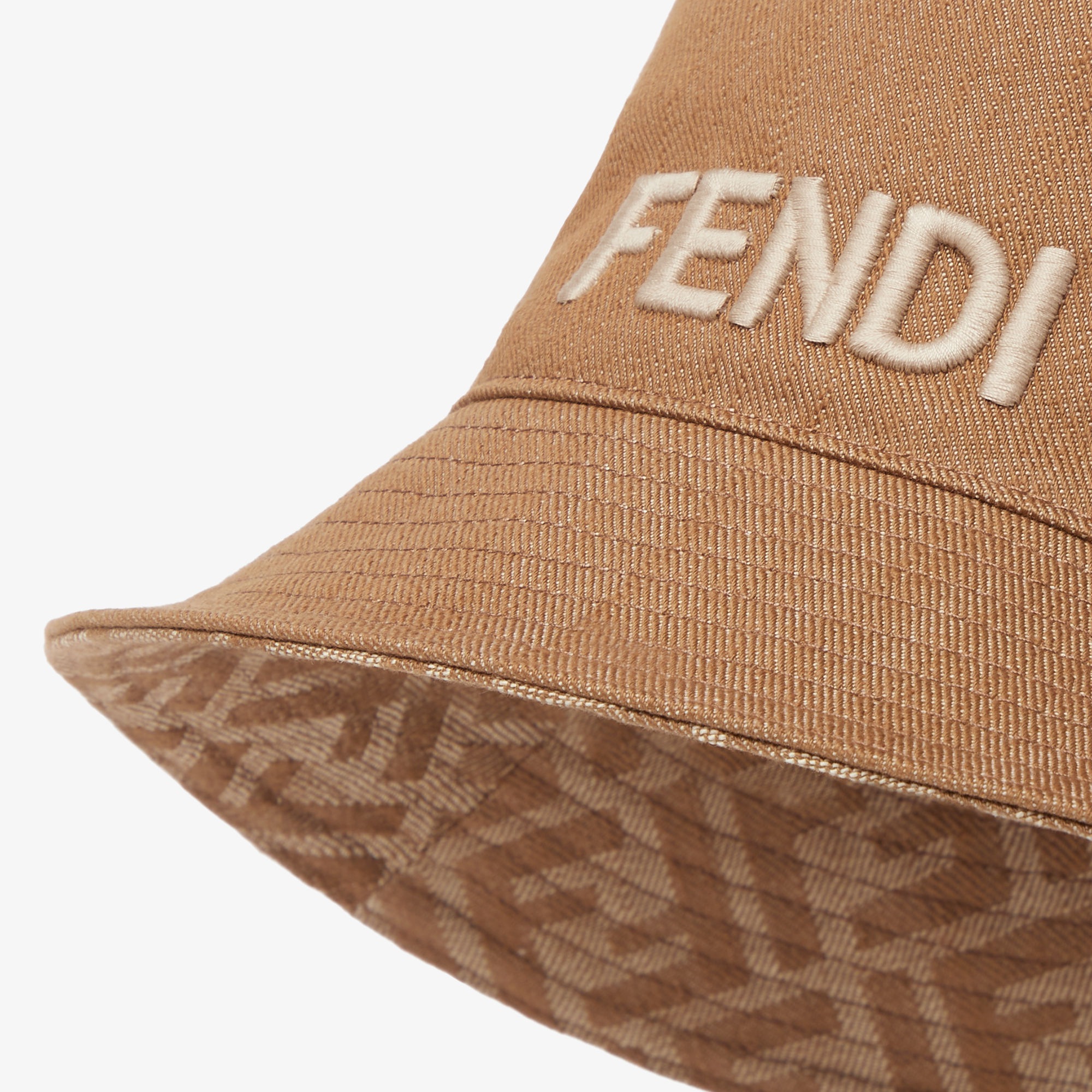Fendi Fxq 789 Zucca Allover Canvas Bucket Hat Fendi Zucca FF Bucket Hat - Brown Hats, Accessories  main image 2