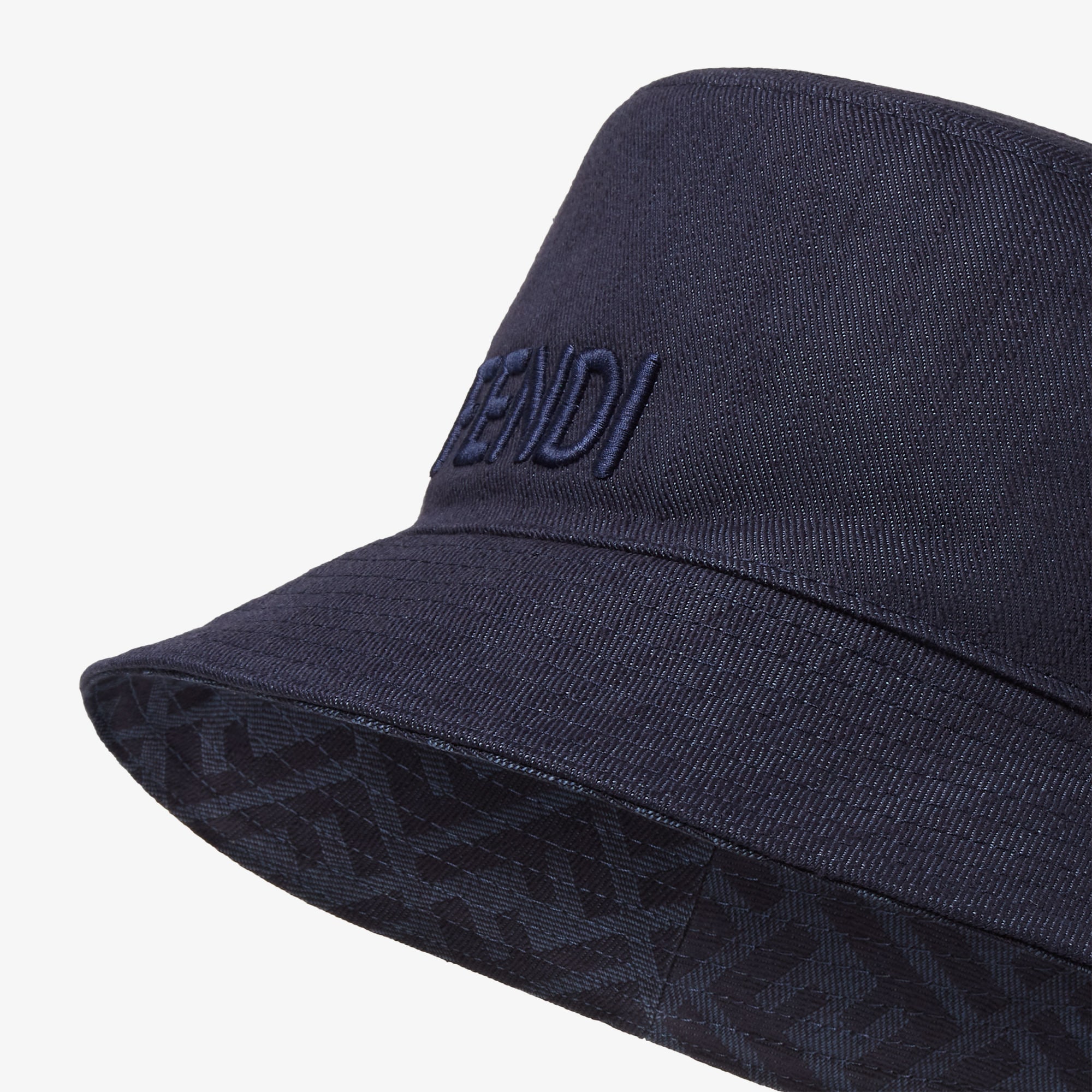 FENDI × MARK JACOBS バケットハット　フリンジ　FXQ977 Hat Denim Blue | Fendi