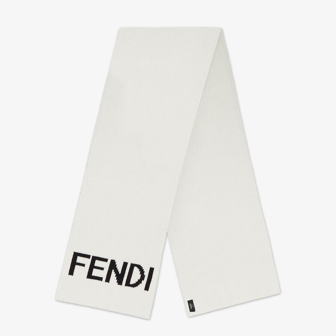 Black and clearance white fendi scarf