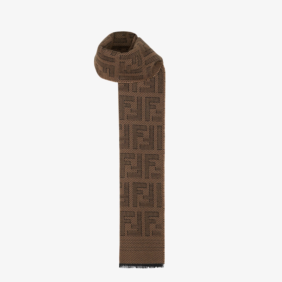 Fendi logo scarf hotsell