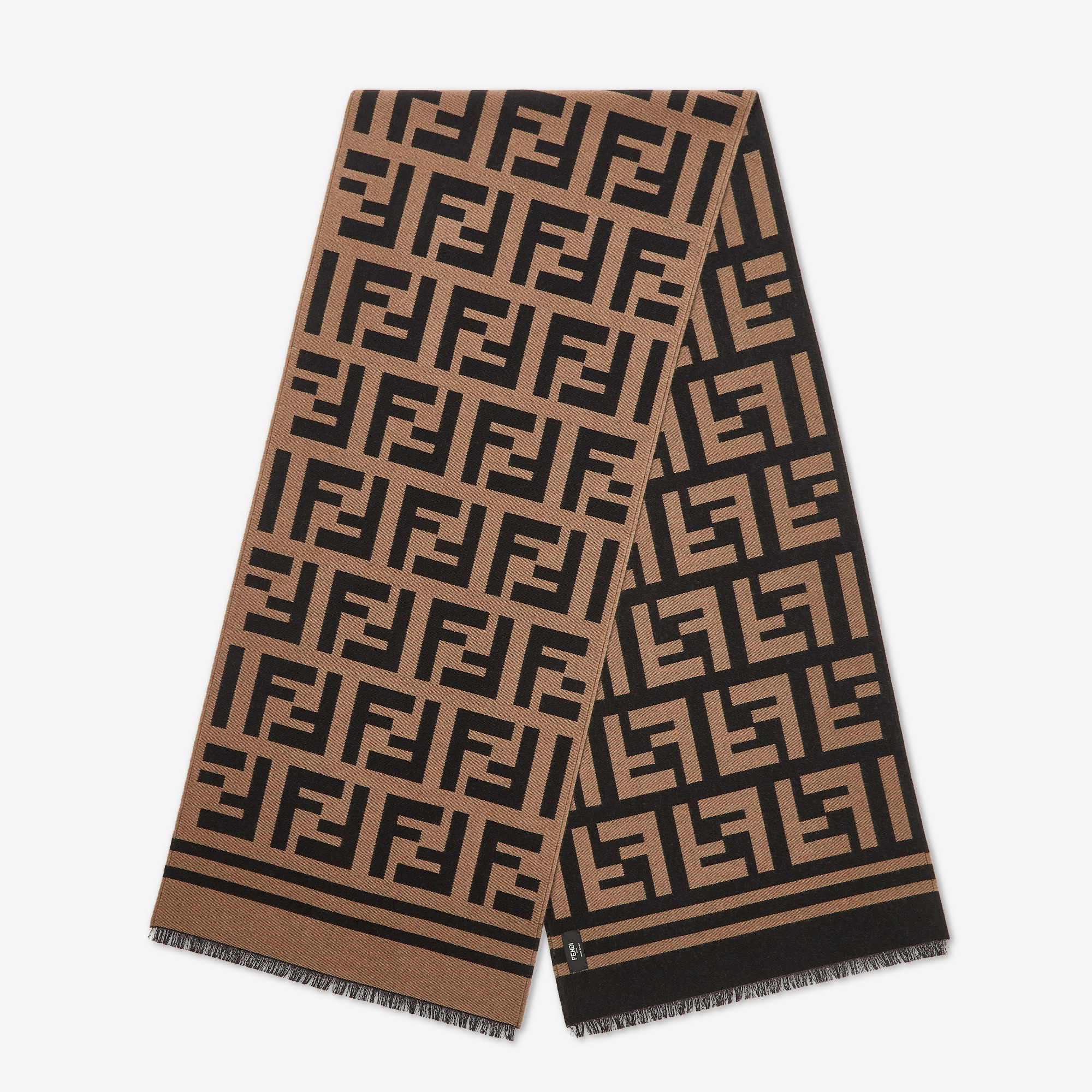 Scarf Wool Brown | Fendi