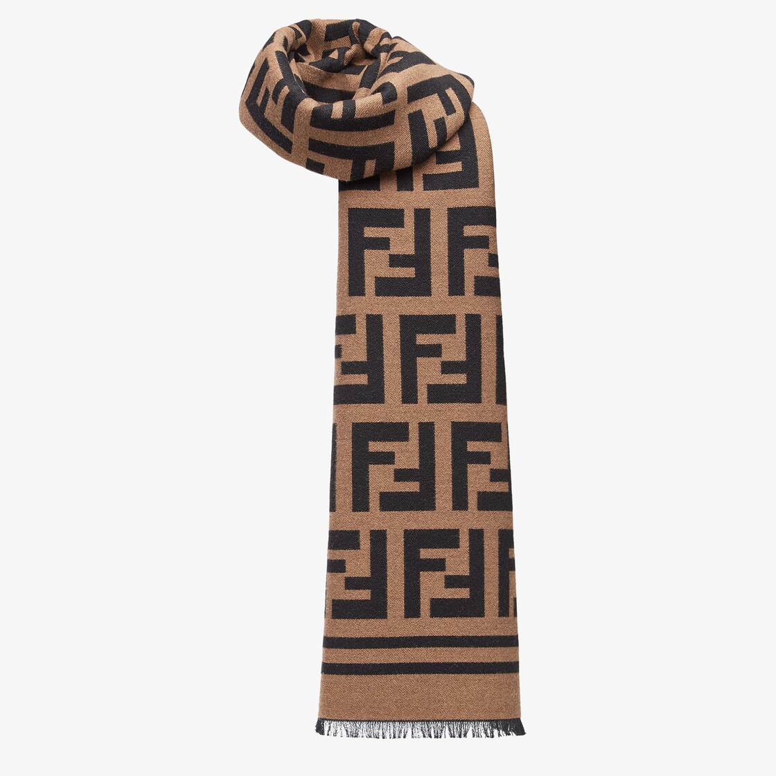 Fendi monogram 2025 print scarf