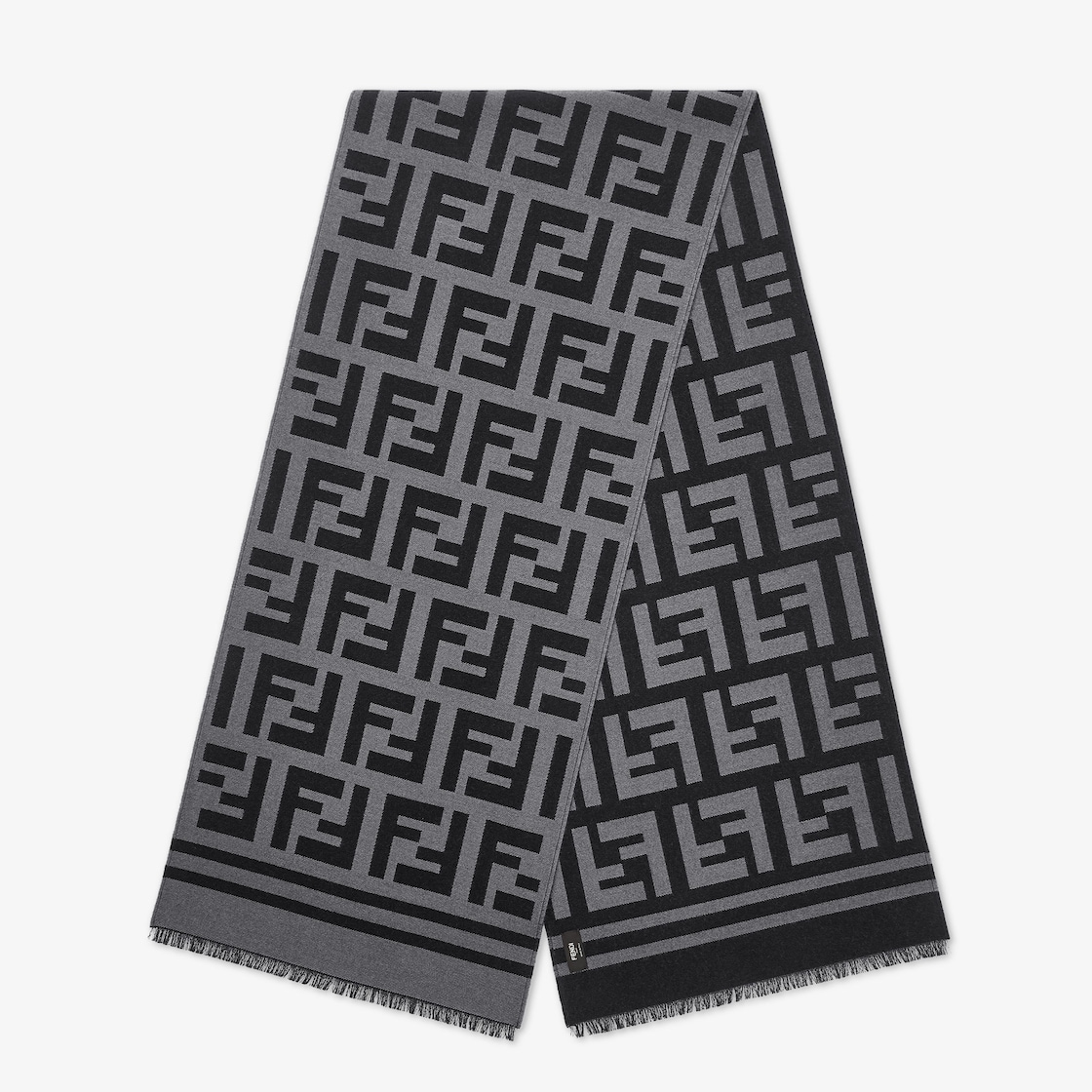 マフラー ウール ブラック | Fendi マフラー ウール ブラック | Fendi