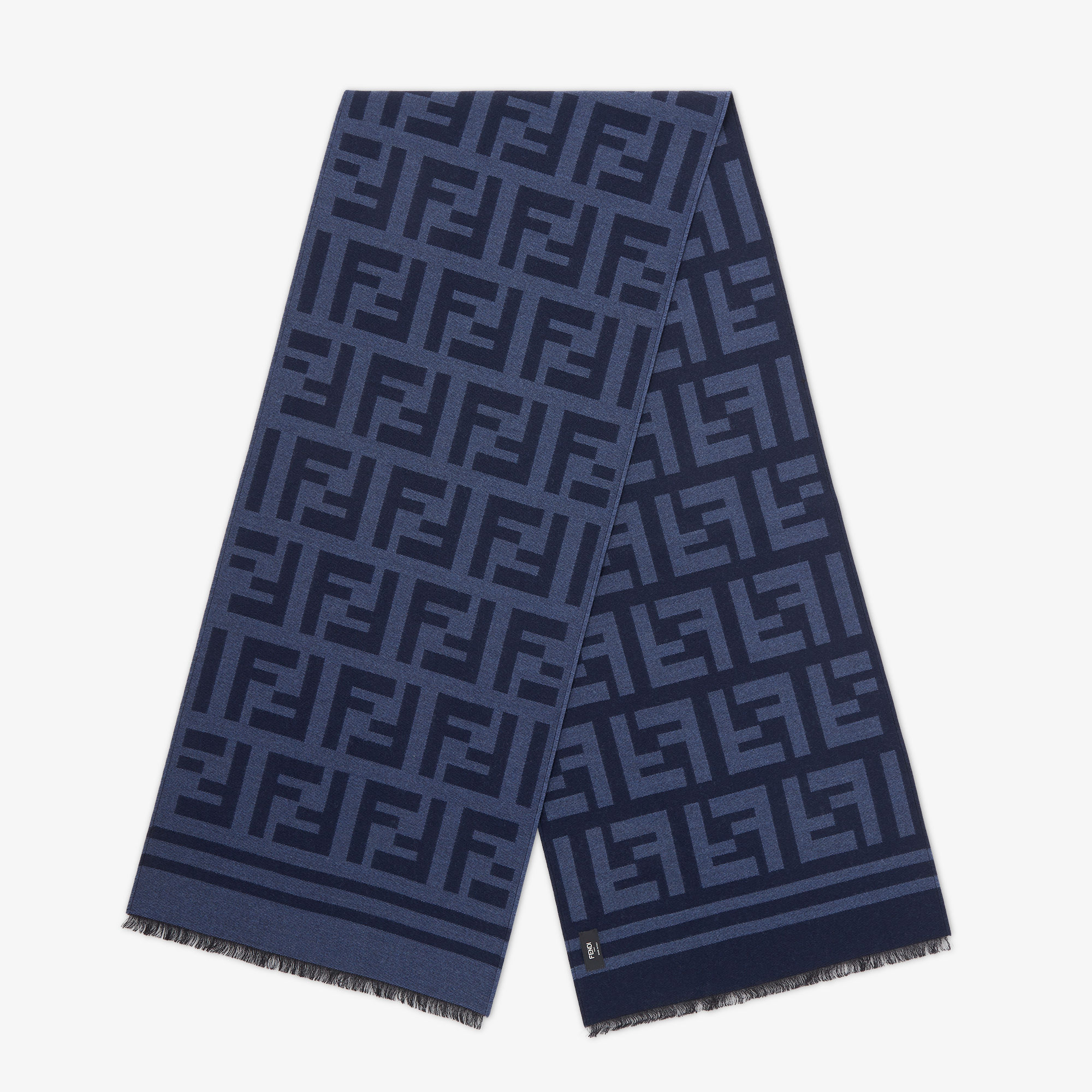 Fendi scarf blue on sale