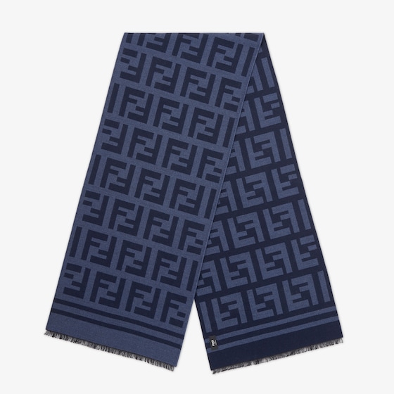 Fendi Scarf In Blue