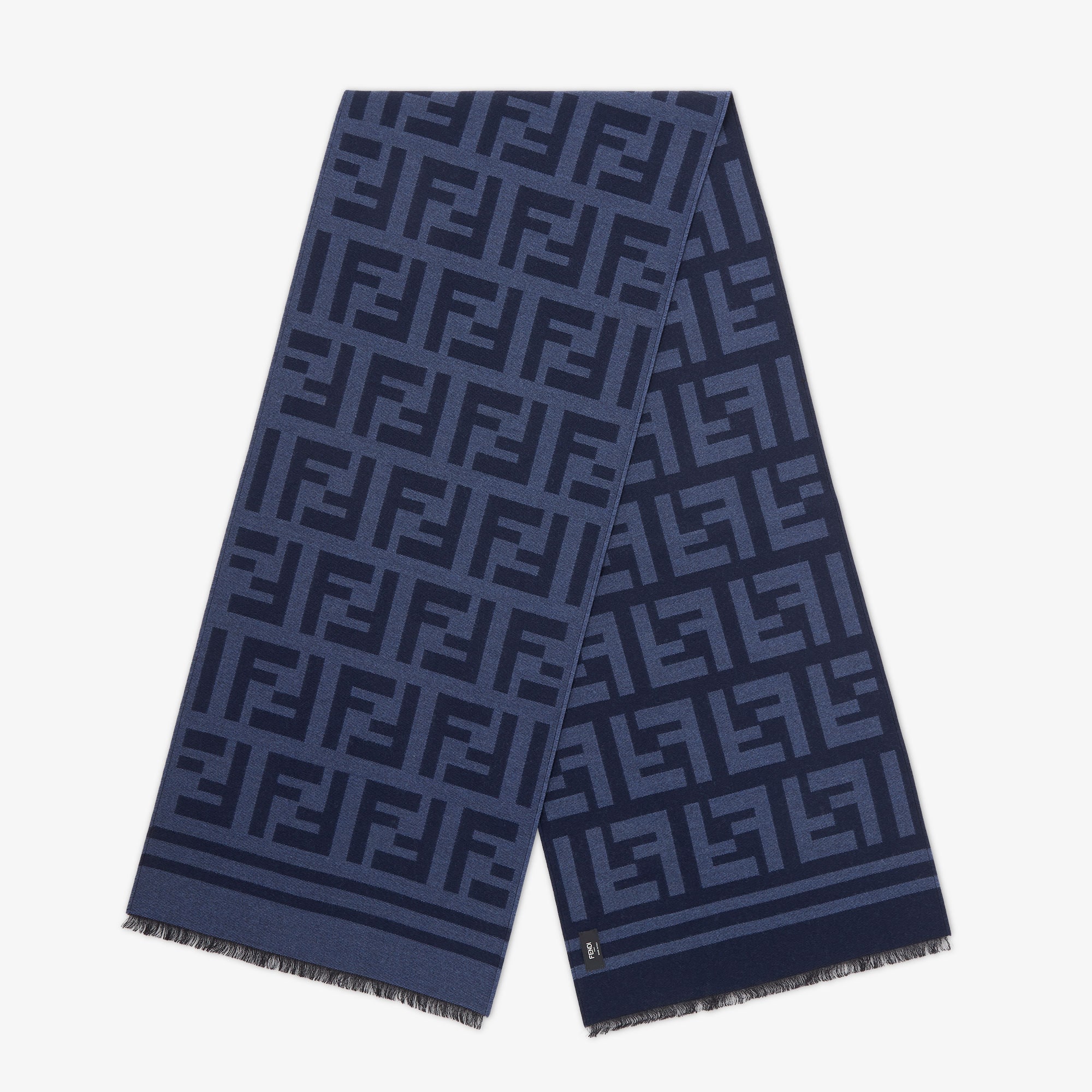 マフラー ウール ブルー | Fendi マフラー ウール ブルー | Fendi