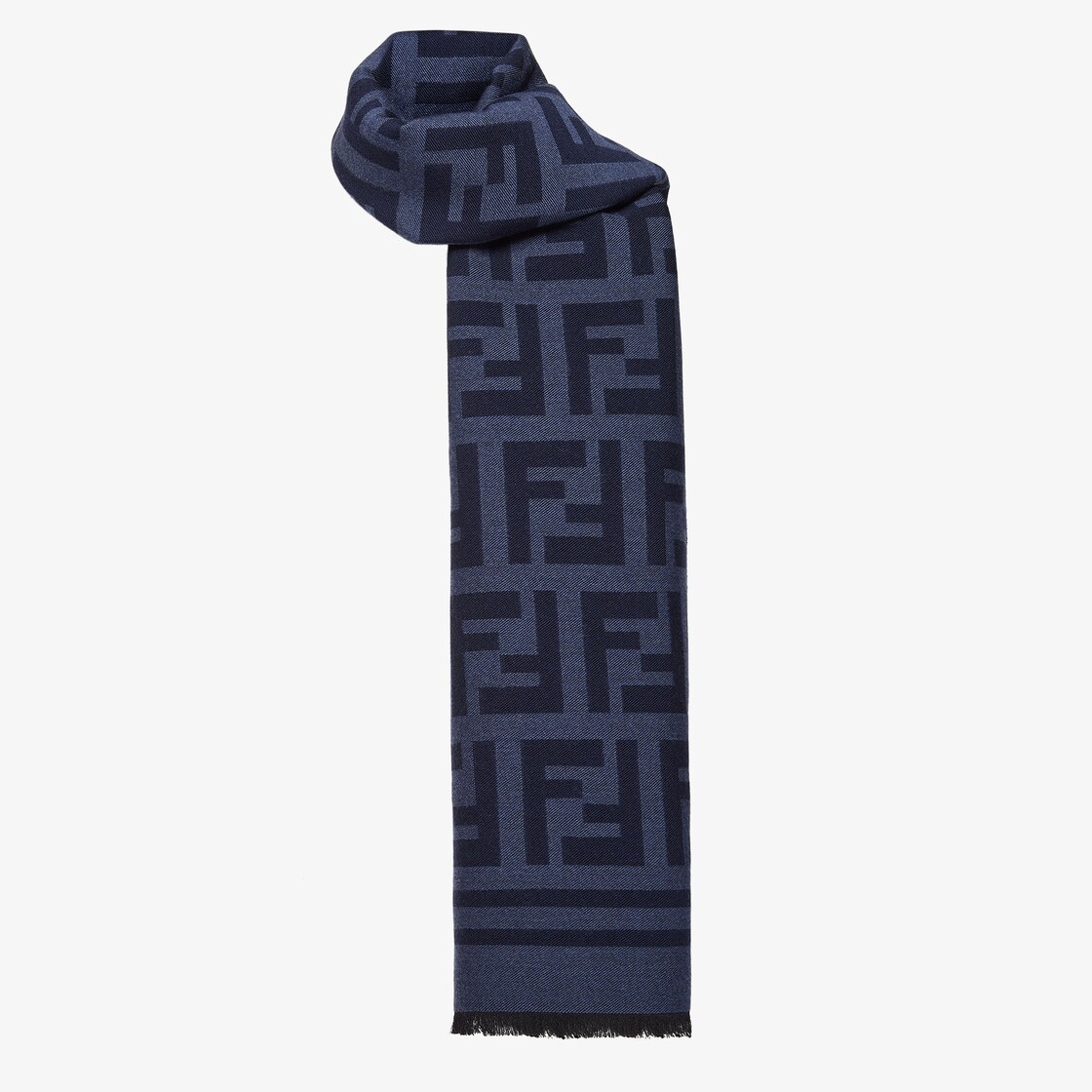 Scarf Wool Blue - Image 2/2