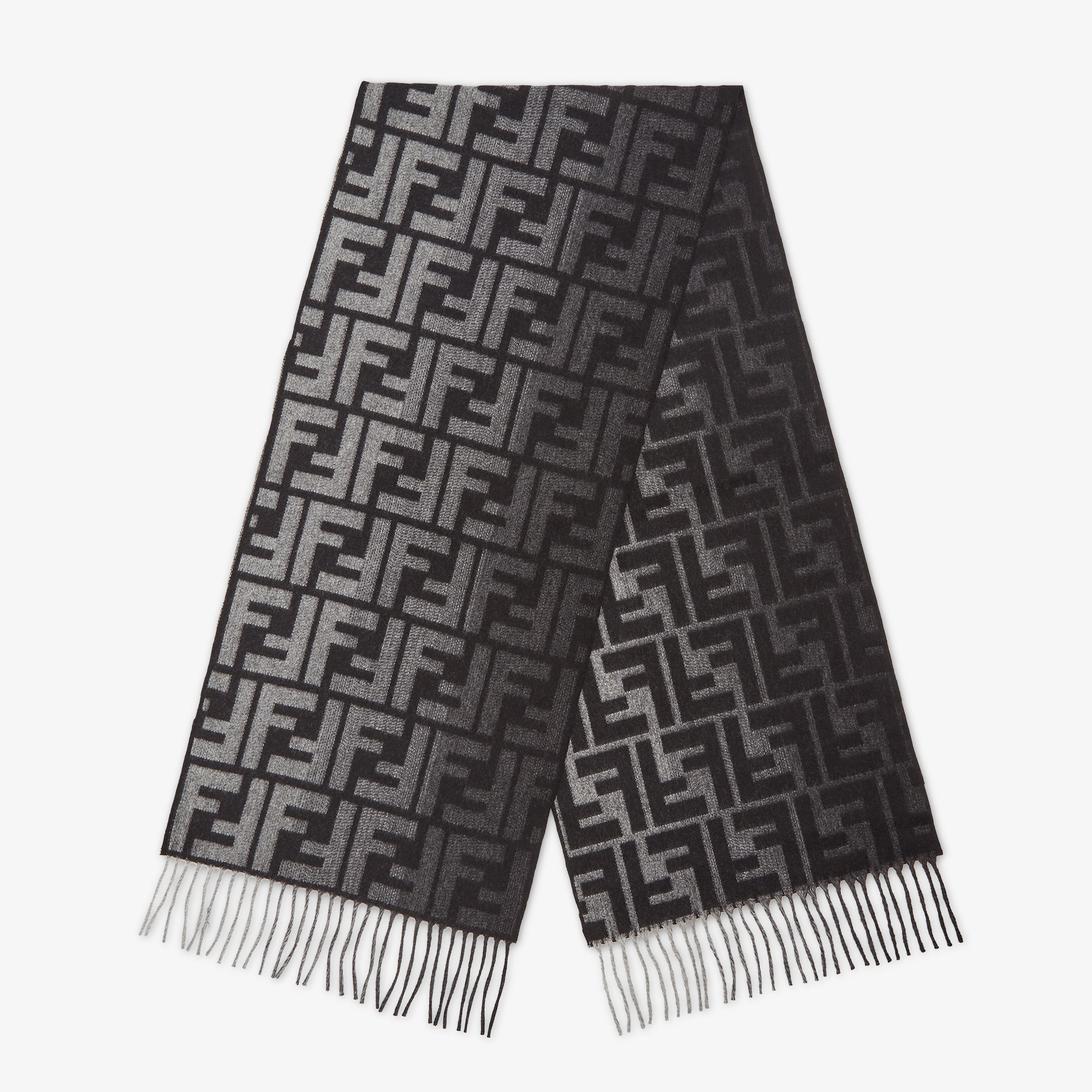 65%OFF【送料無料】 ウール スカーフ ブラック Fendi | 小物