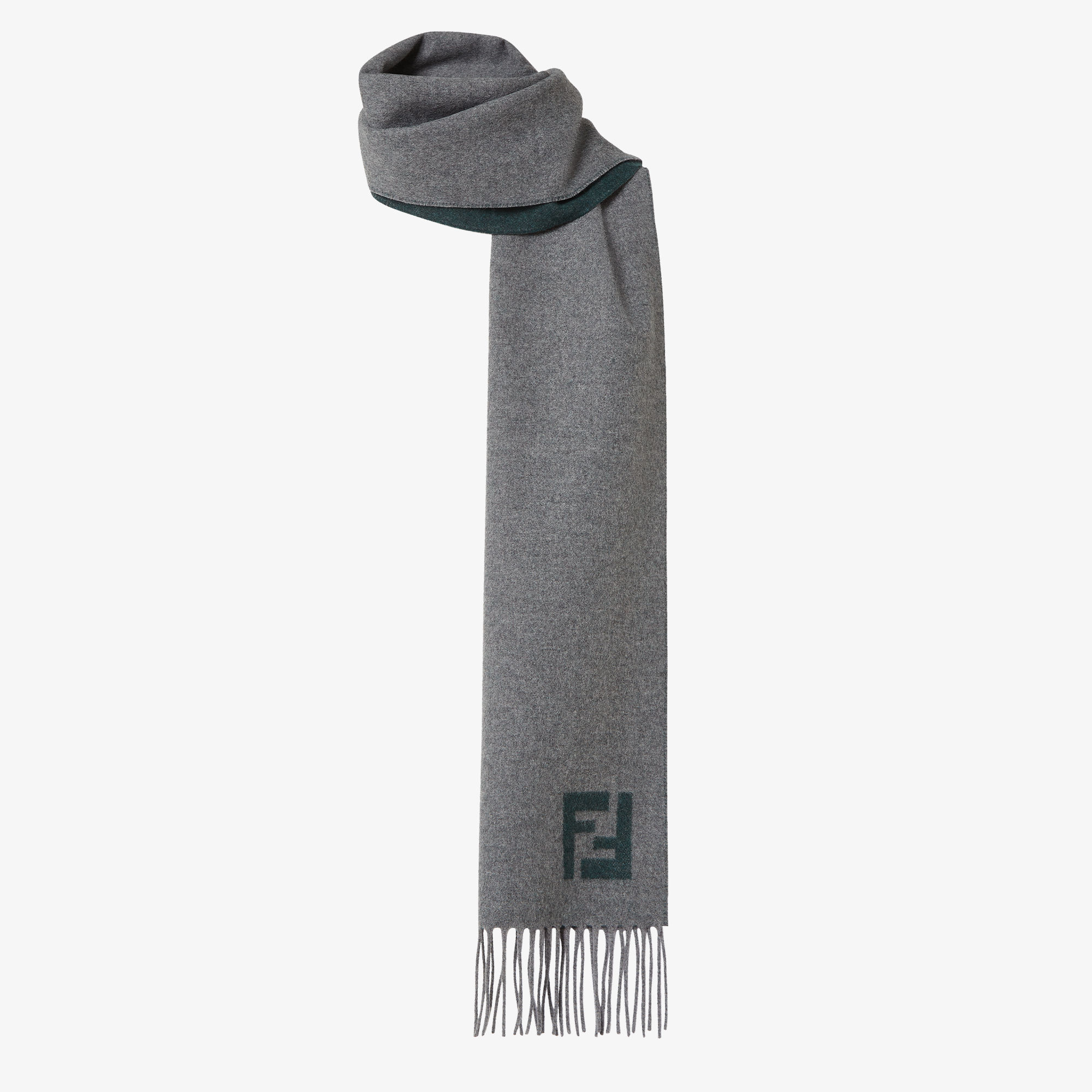 Sciarpa · Grigio+verde — Grigio+verde — foto 3