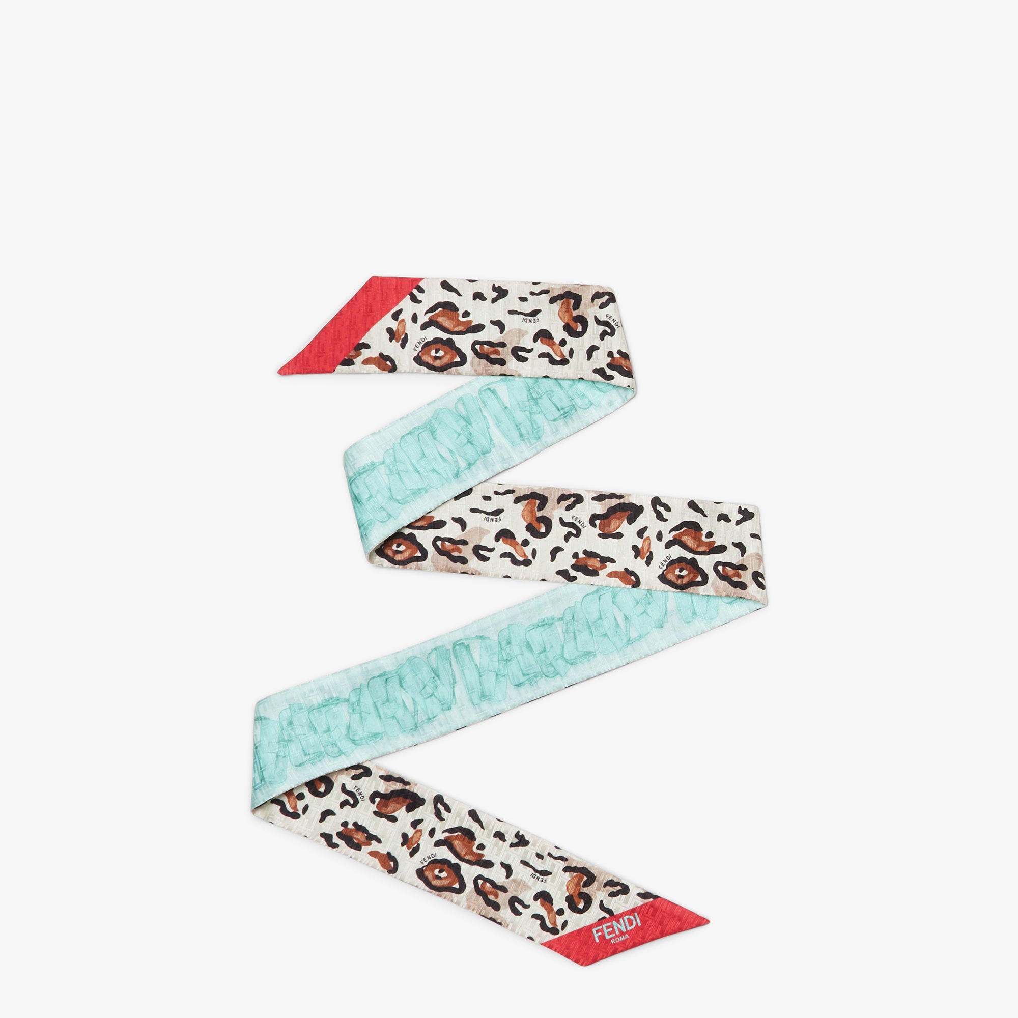 非常に高い品質 フェンディ ラッピー マルチカラー シルク バンドゥ