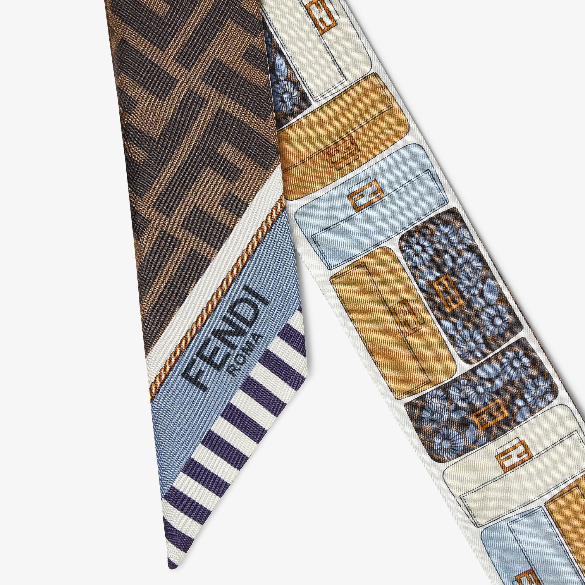 FENDI ラッピー シルク バンドゥ スカーフ 未使用(FENDI FENDI ラッピー シルク バンドゥ スカーフ 未使用(FENDI