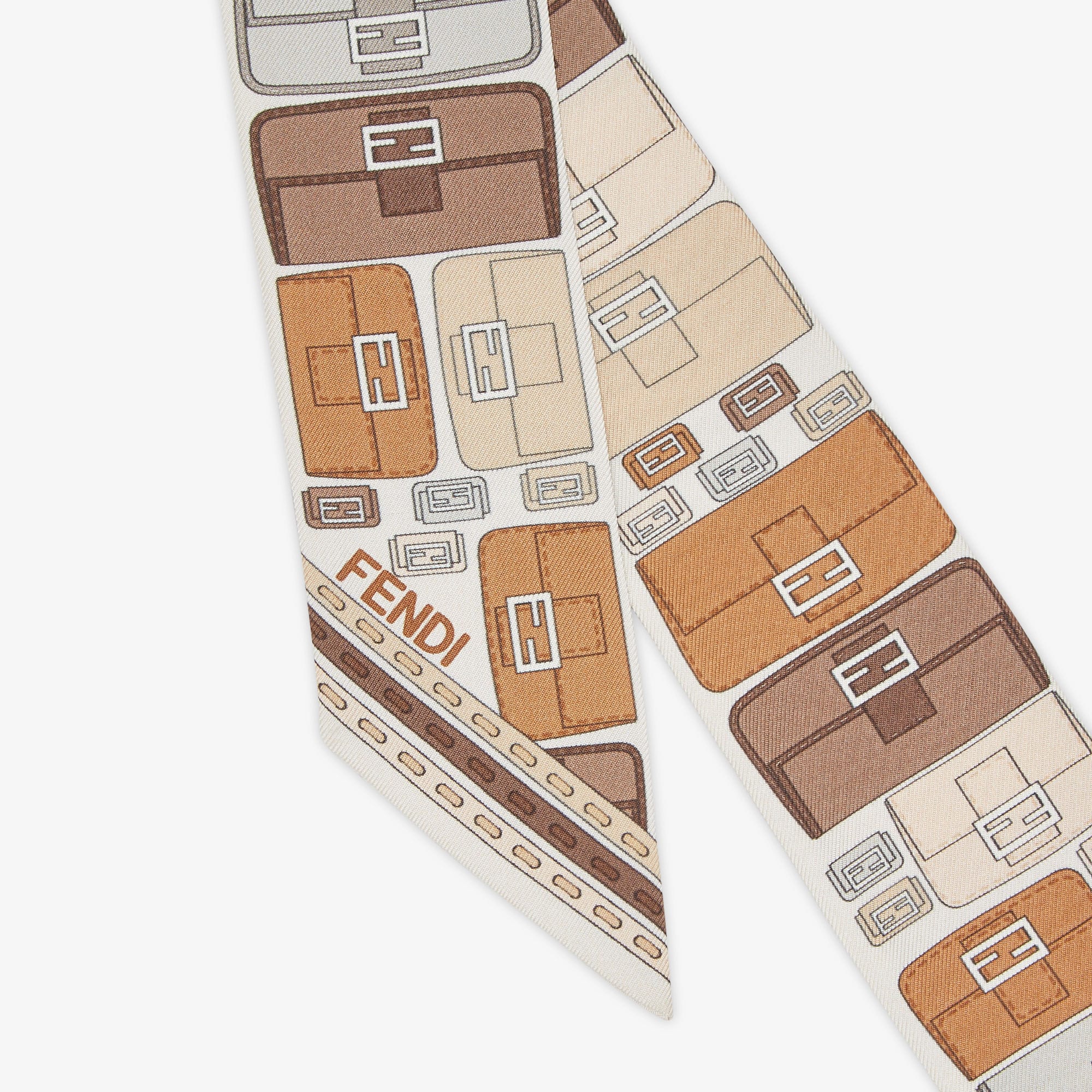FENDI｜ (FXT011 AUME F0VG2) Wrappy Silk Beige | Fendi