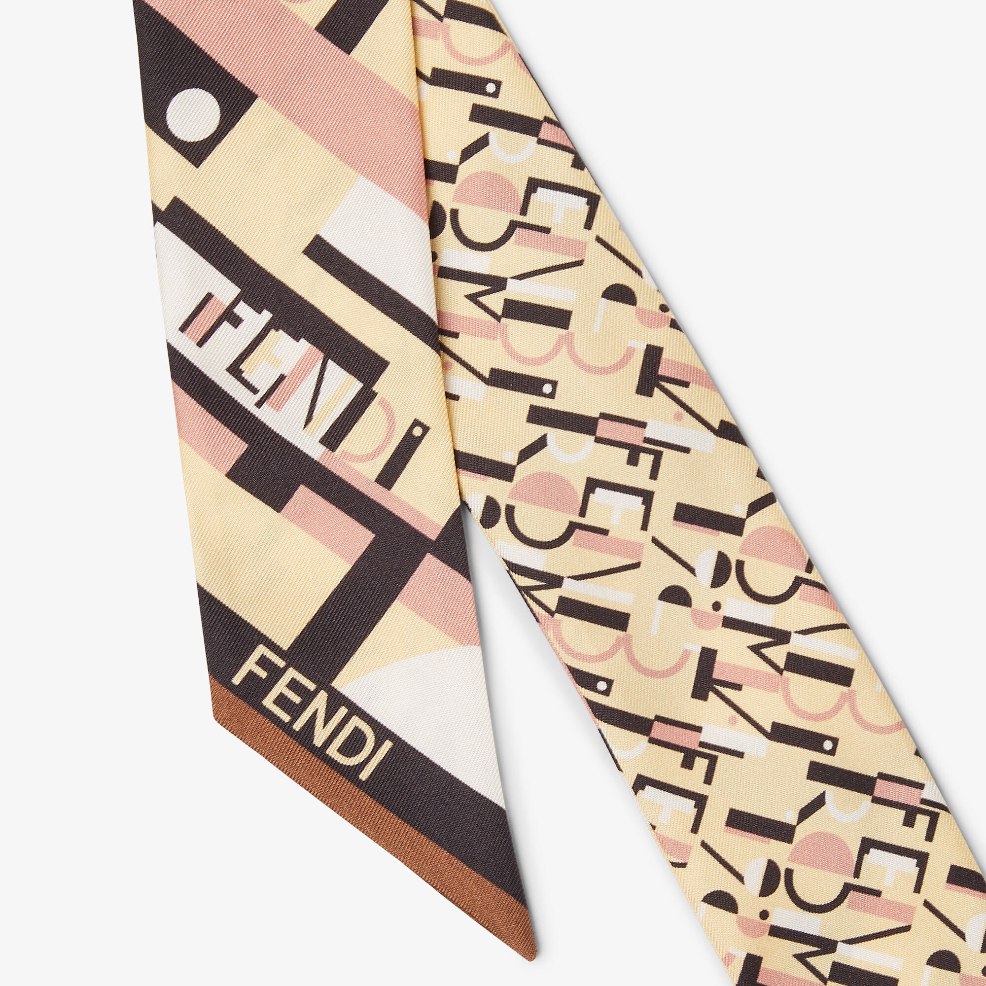 FENDI マルチカラーストライプ シルクラッピー ラッピー シルク マルチカラー | Fendi