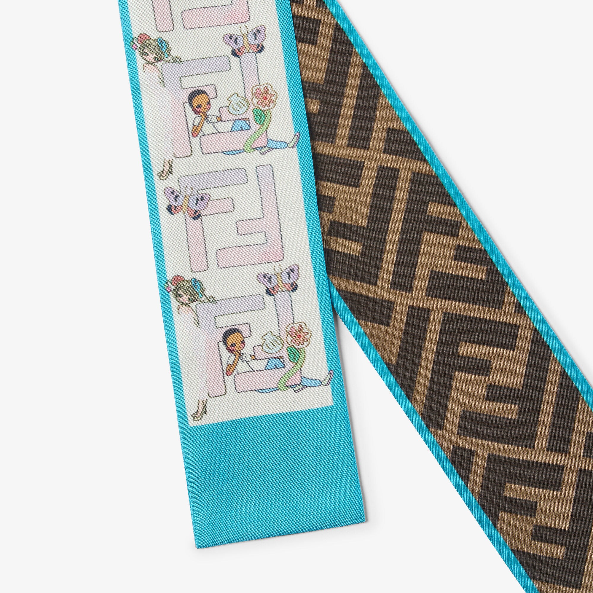 ファンタスティック フェンディ フューチャー ラッピー シルク マルチ