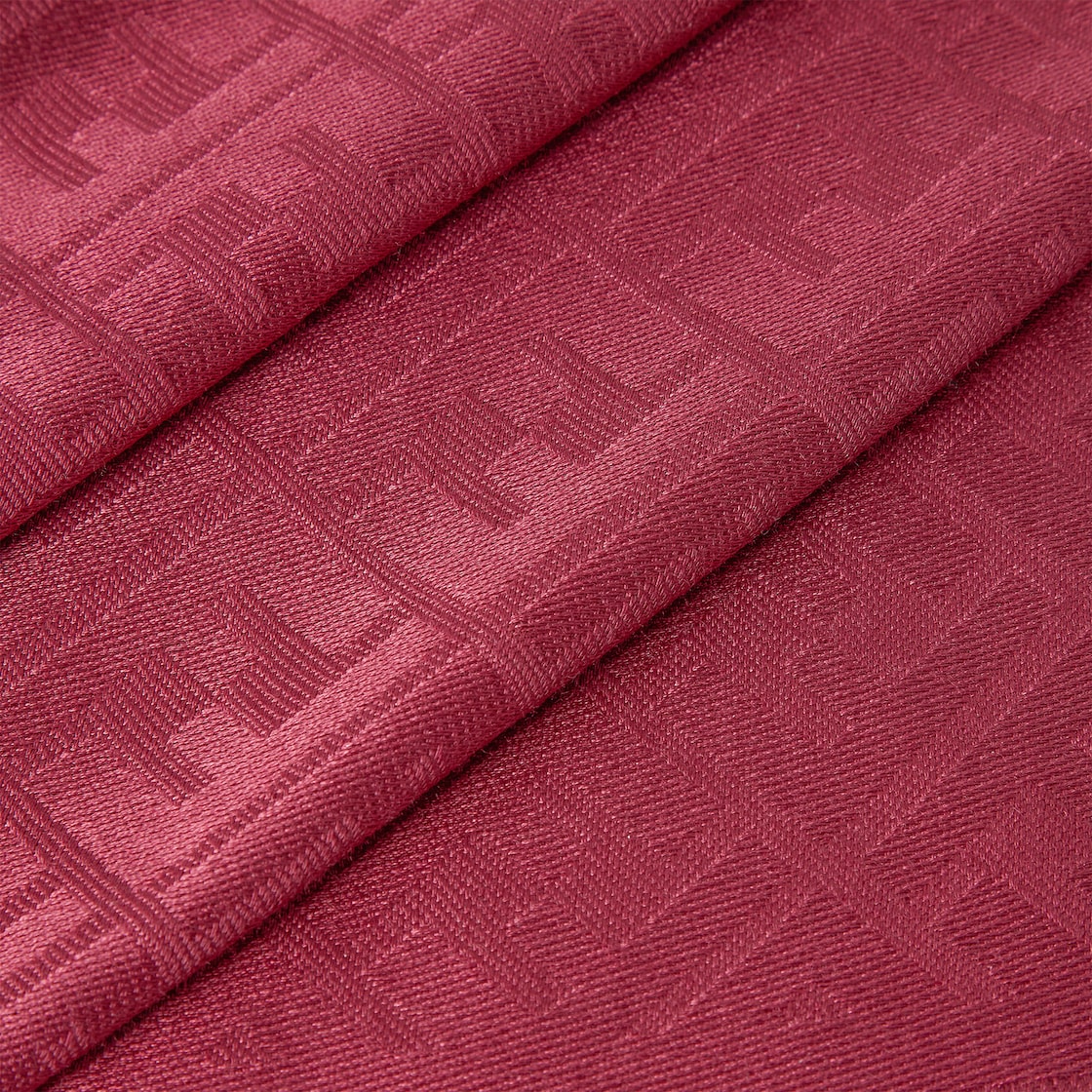 FF Shawl Silk and wool Red - Image 2/3