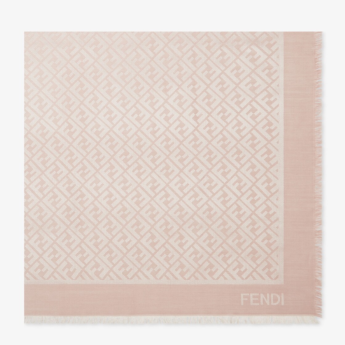 Fendi shawl cheap with fur pink