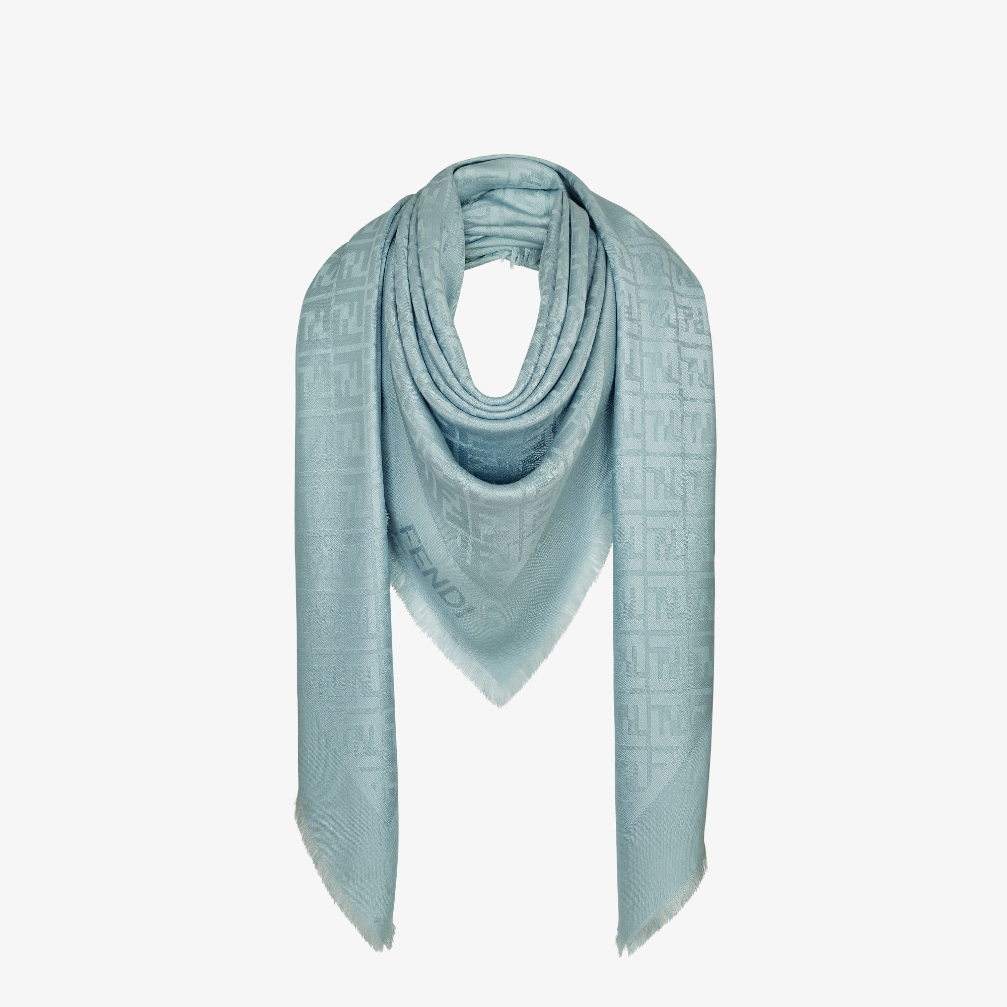 M*R様 【新品未使用タグ付き】FENDI ホワイト ストール 100%ウール マフラー ファー ホワイト | Fendi