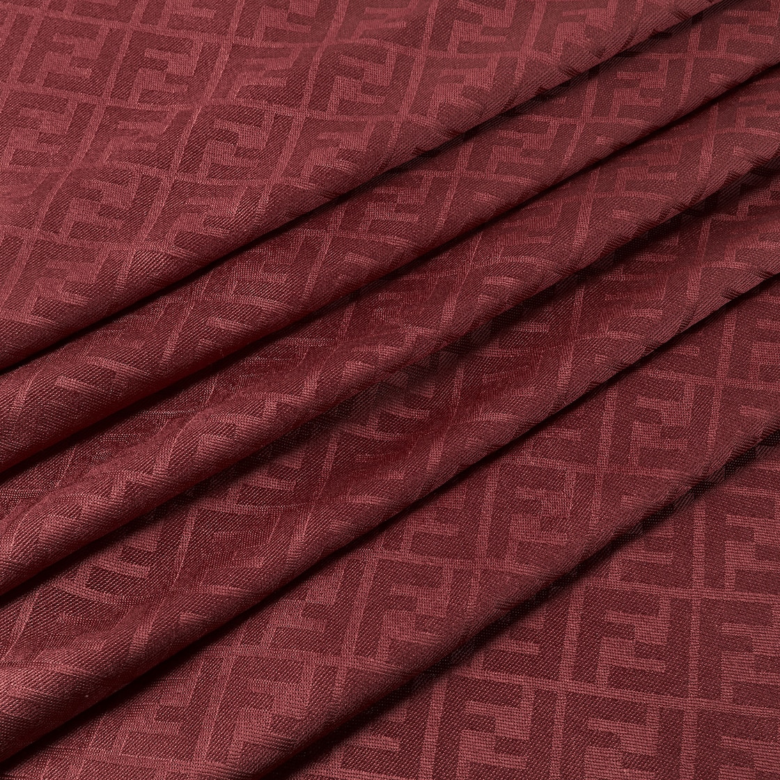 FF Shawl Wool and silk Red - Image 2/3