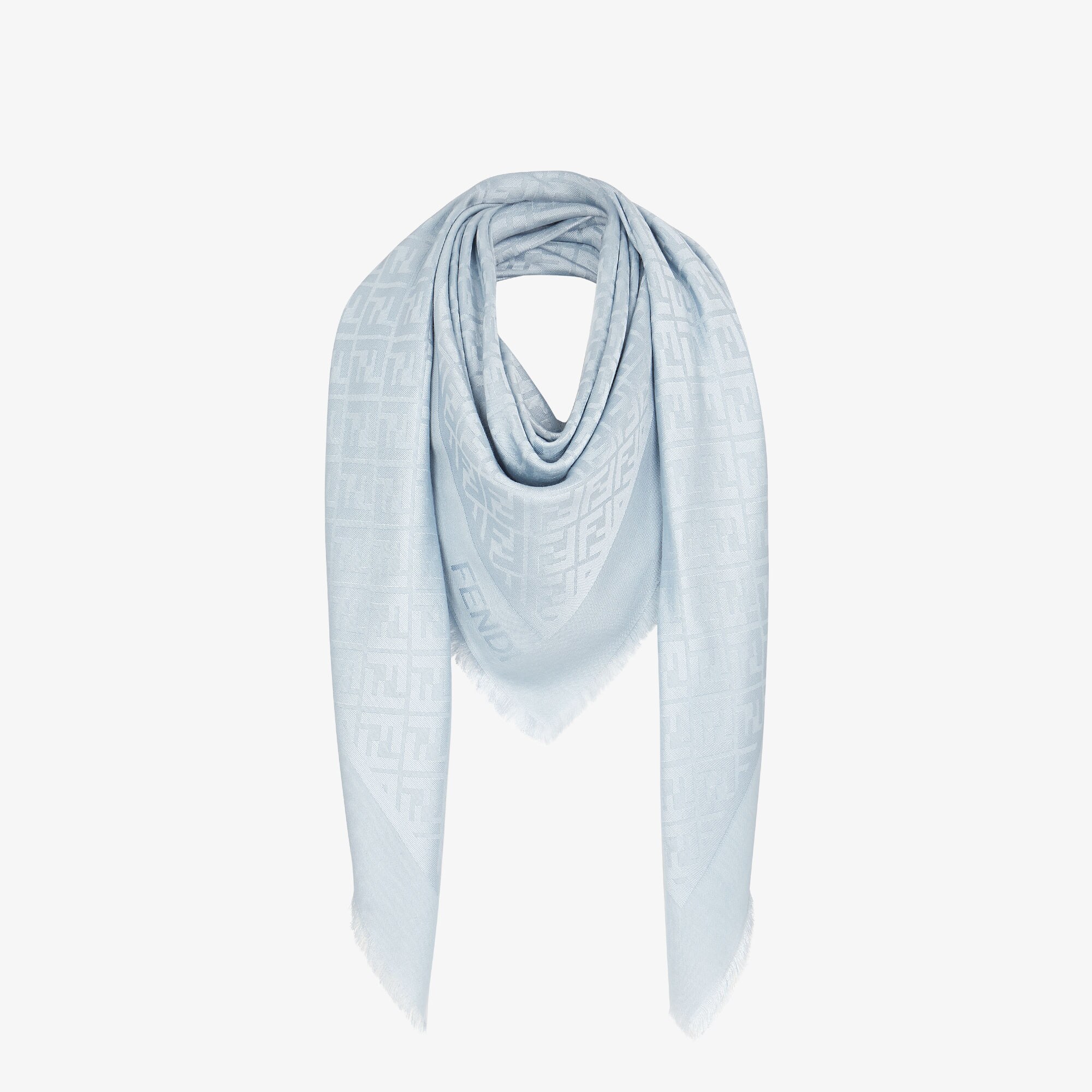 【関税＆送料込み】Fendi Ultra-Lightweight Wool Ff Shawl Ac Fendi 'ff' Shawl | italist