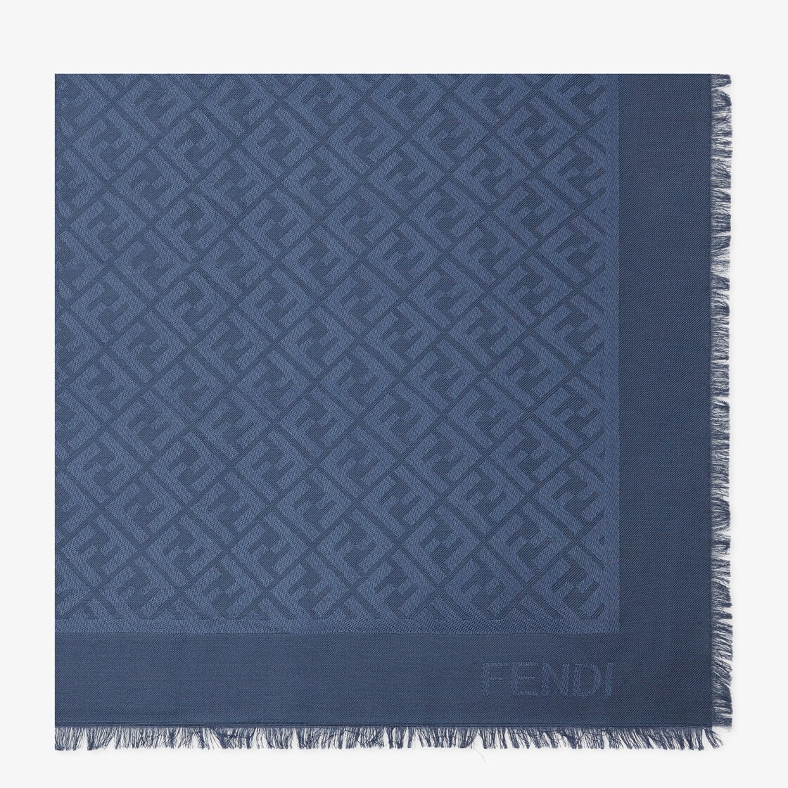 Fendi store blue scarf